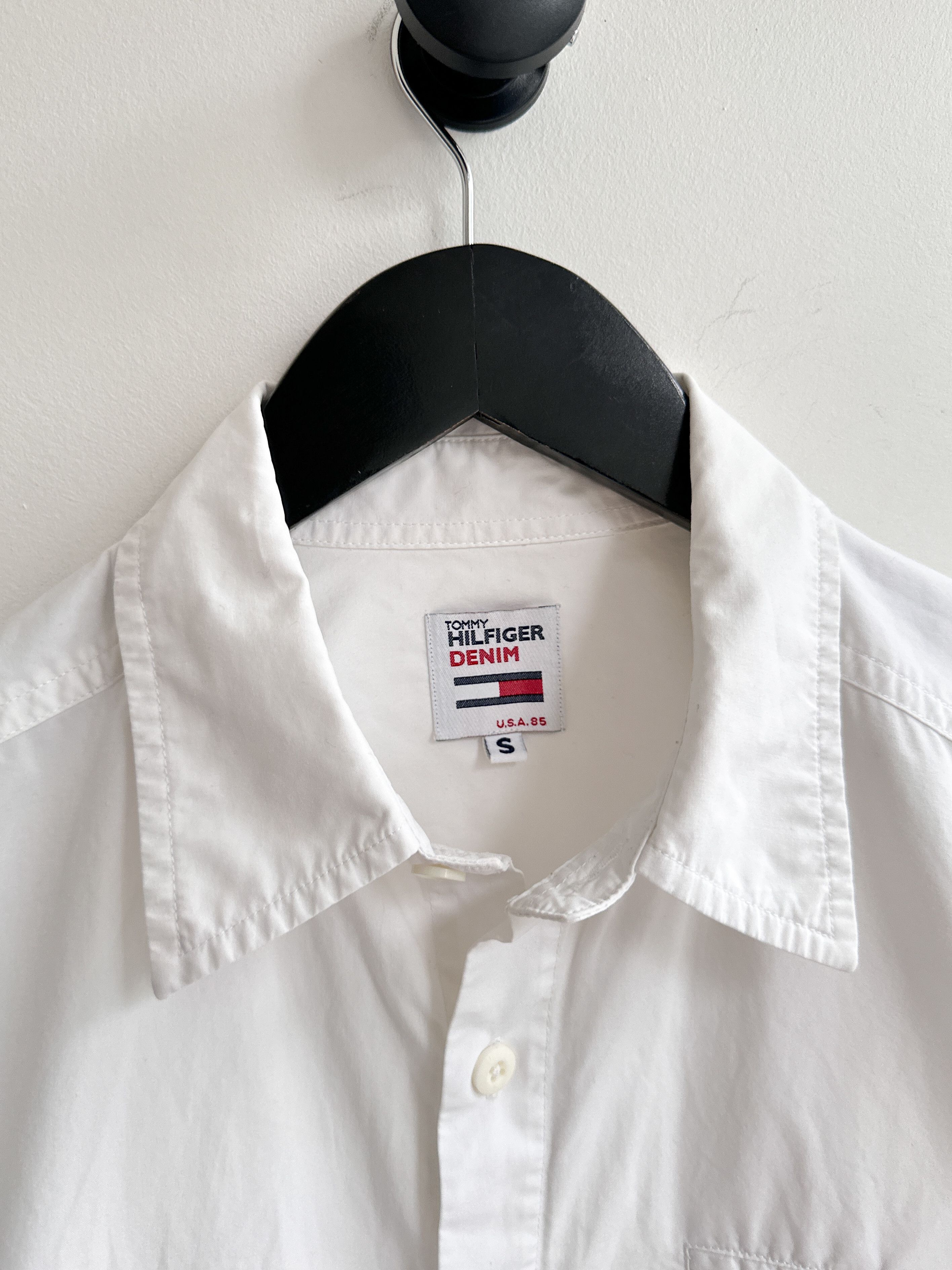 Tommy Hilfiger Vintage Tommy Hilfiger White Shirt Size S / US 4 / IT 40 - 6 Thumbnail