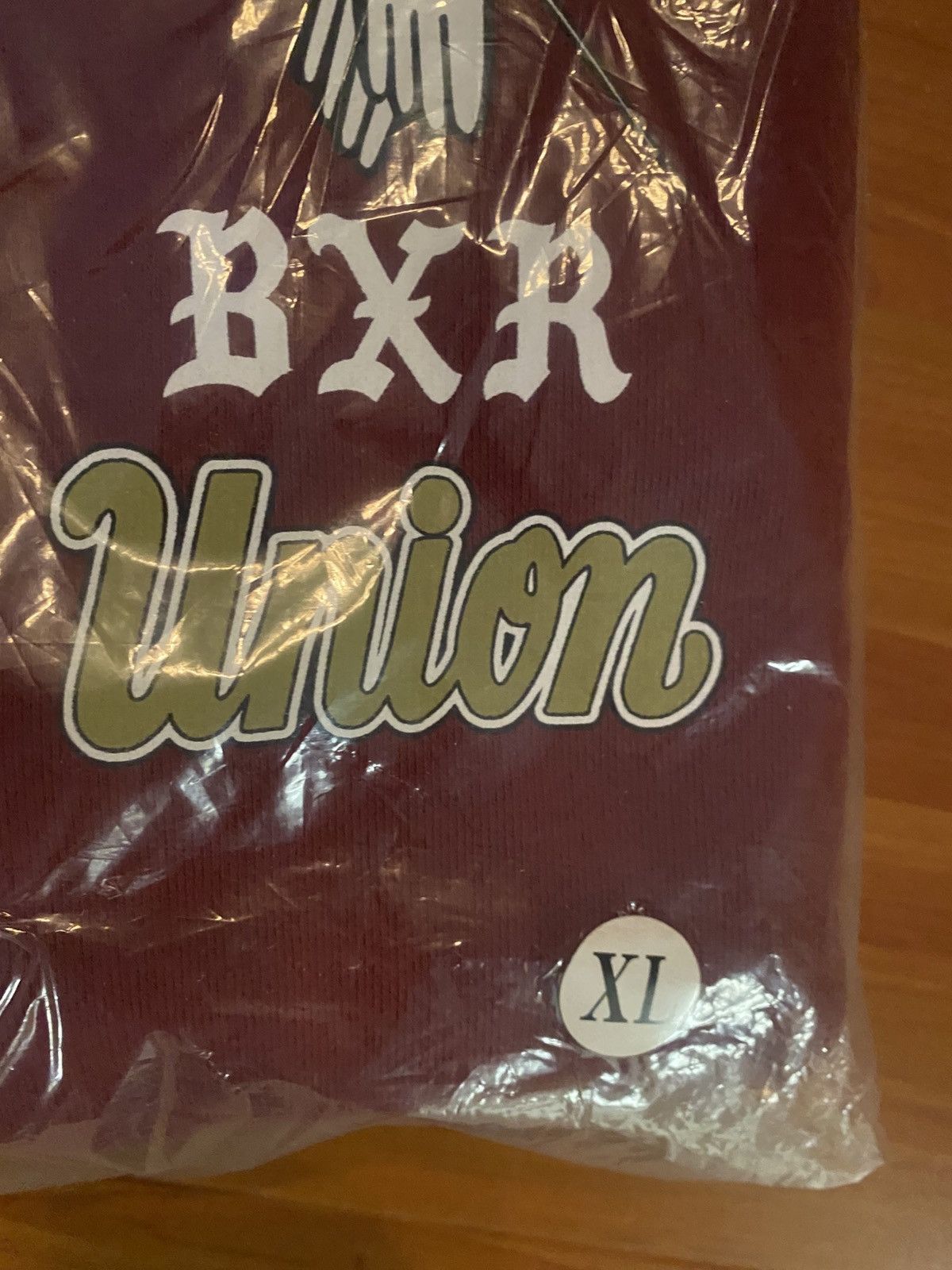 Born X Raised BXR + UNION GENTS OF DESIRE SEAL HOODIE (BURGUNDY) Size US XL / EU 56 / 4 - 3 Thumbnail