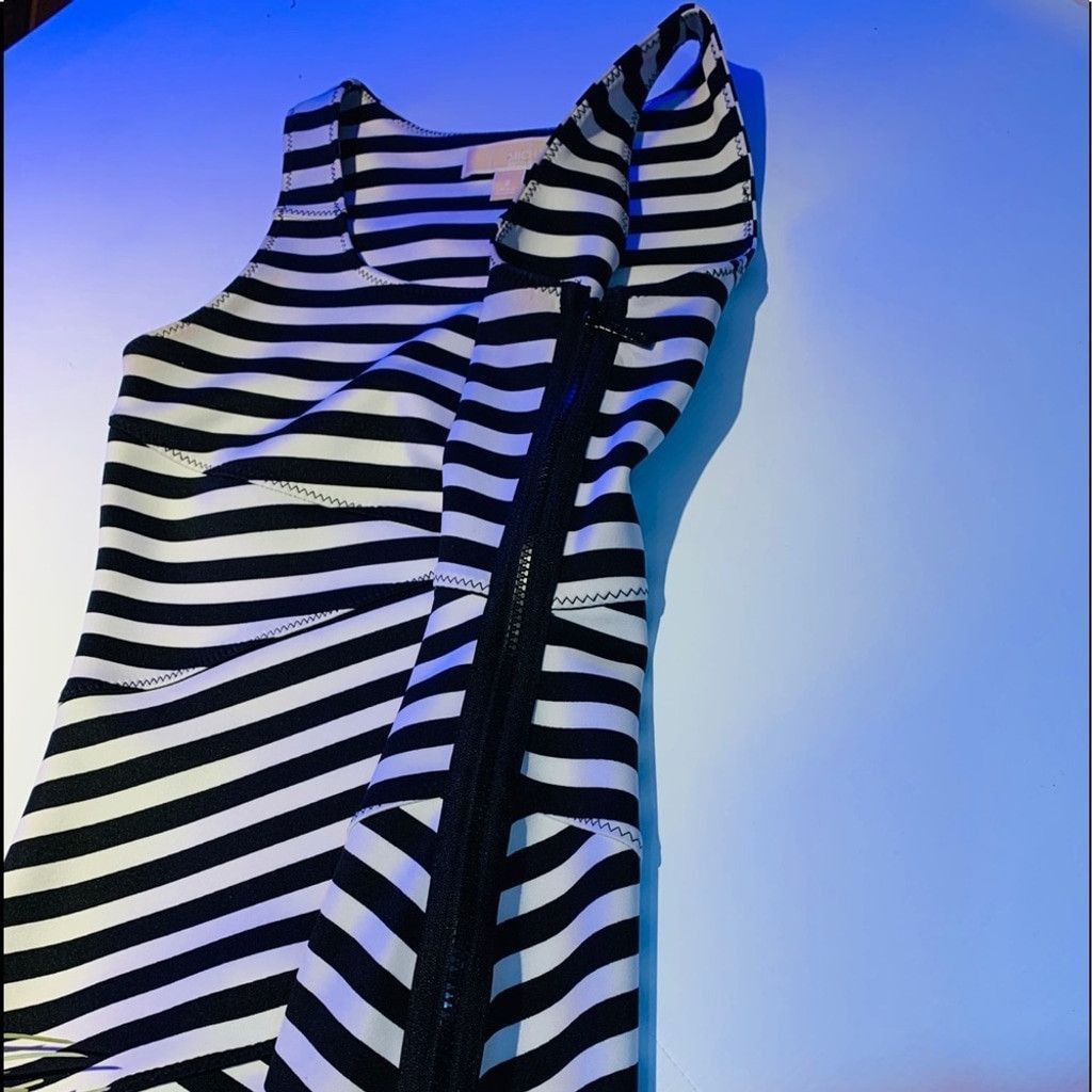 Michael Kors Michael Kors White & Black stripes dress size 2 Size XXS / US 00 / IT 34 - 3 Thumbnail
