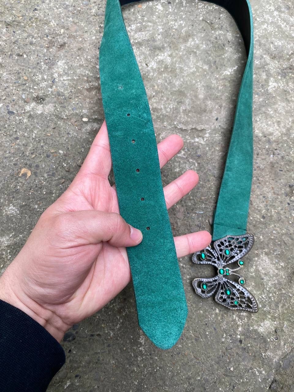Japanese Brand Belt vintage japanese distressed rhinestones Size ONE SIZE - 6 Thumbnail