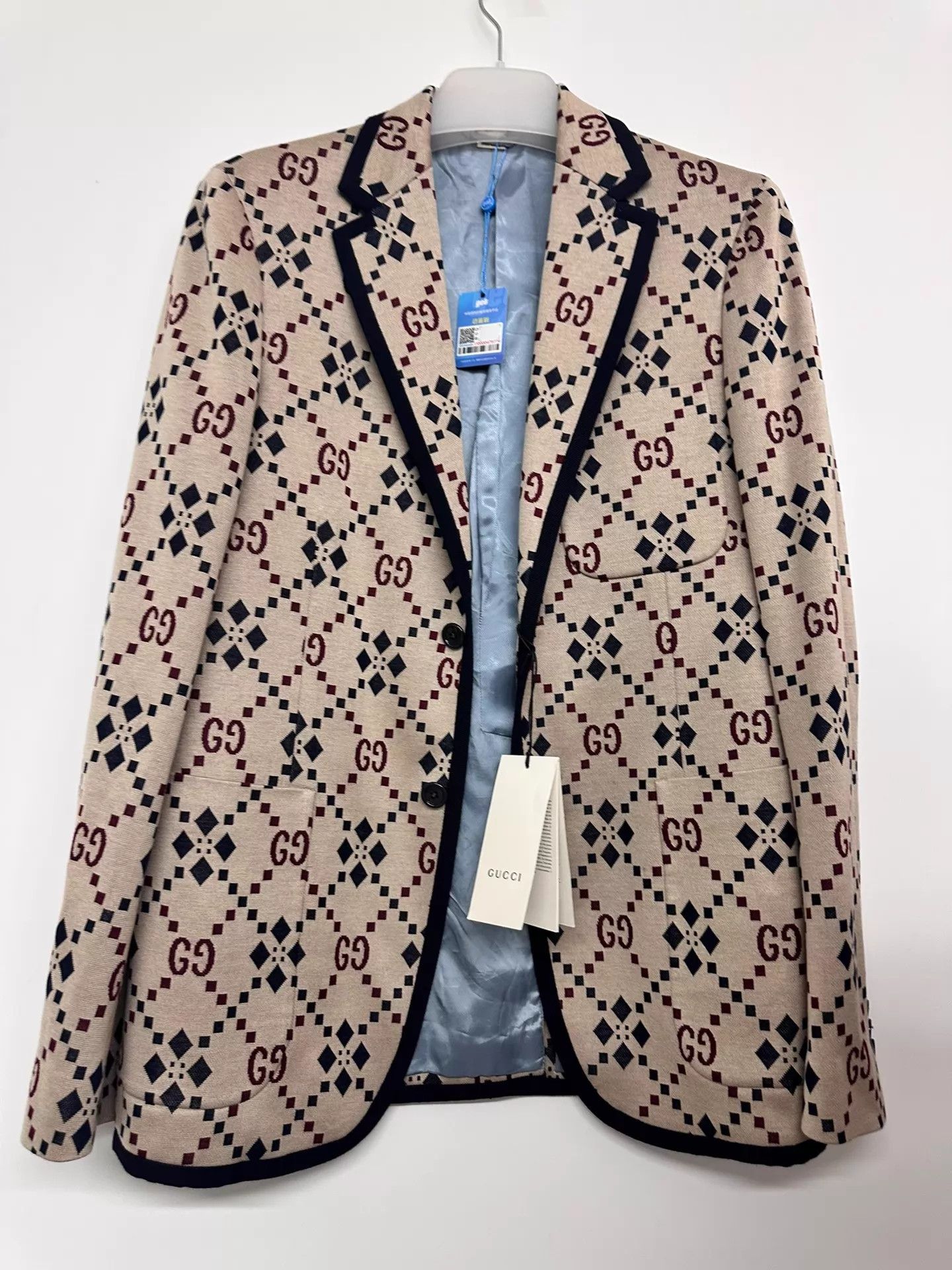 Gucci Gucci All Over Print Jacket Men's 44 With Tags Size US S / EU 44-46 / 1 - 1 Thumbnail