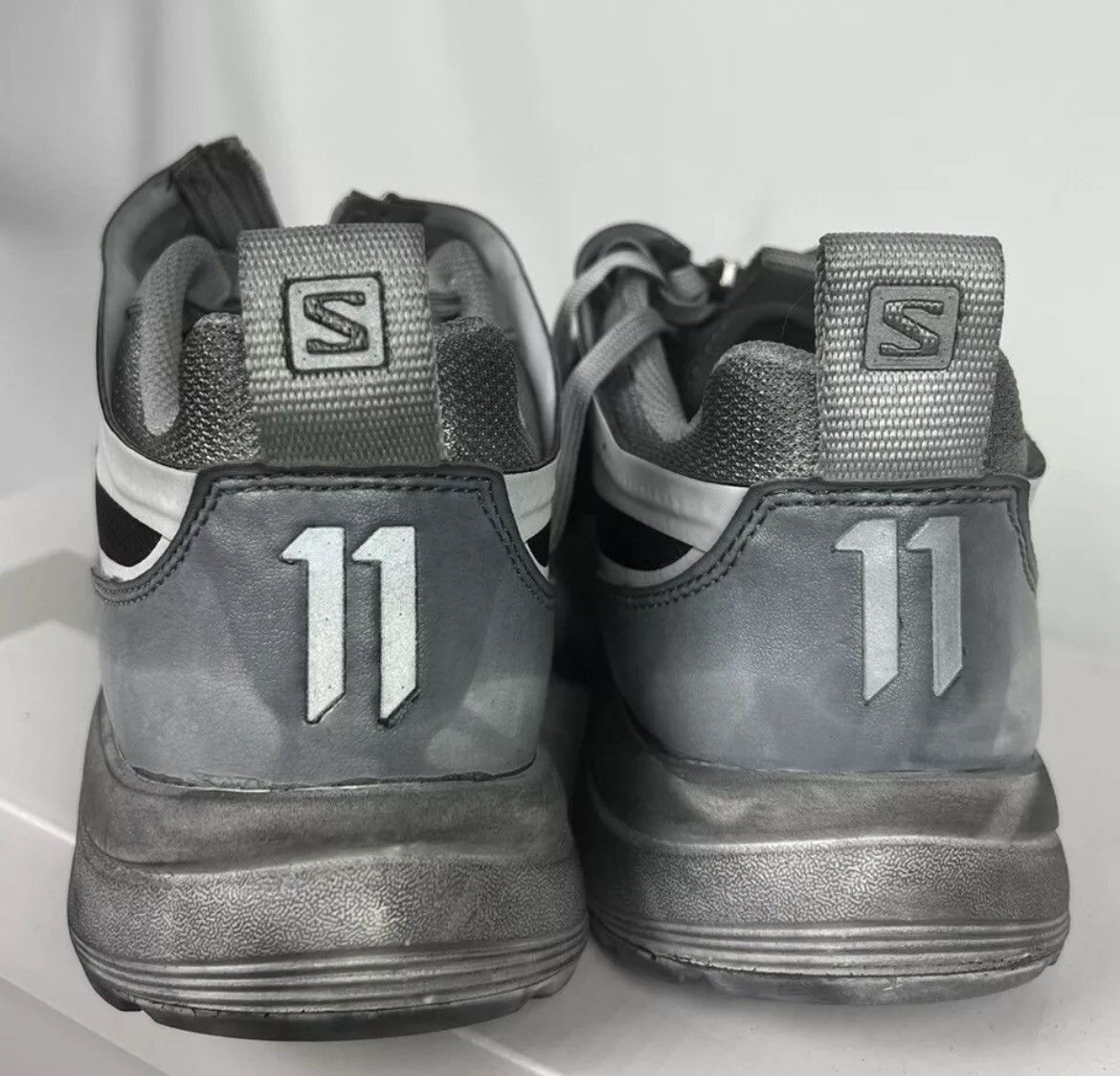 11 By Boris Bidjan Saberi × Boris Bidjan Saberi × Salomon 11 By BBS X Salomon Bamba 2 Low Men’s 8.5 Gray DS Size US 8.5 / EU 41-42 - 5 Thumbnail
