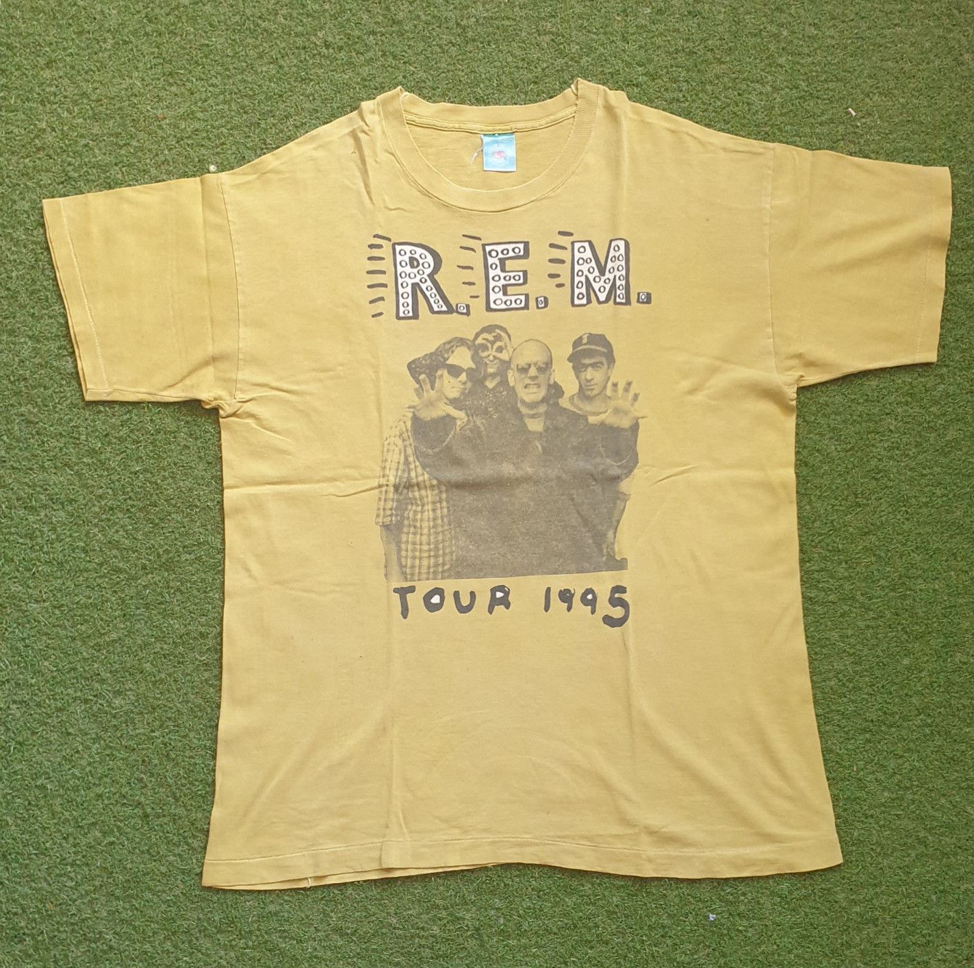 Fruit Of The Loom × R.E.M. × Vintage R.E.M 1995 Tour Size US XL / EU 56 / 4 - 2 Thumbnail