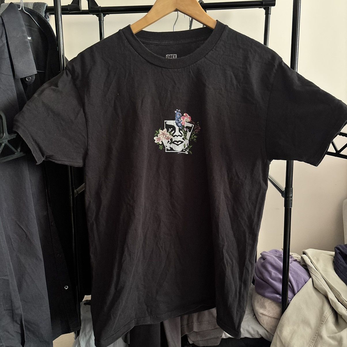 Hysteric Glamour Last Drop‼️ Obey Face Y2K Center Logo Boxy T-Shirt Size US M / EU 48-50 / 2 - 1 Thumbnail