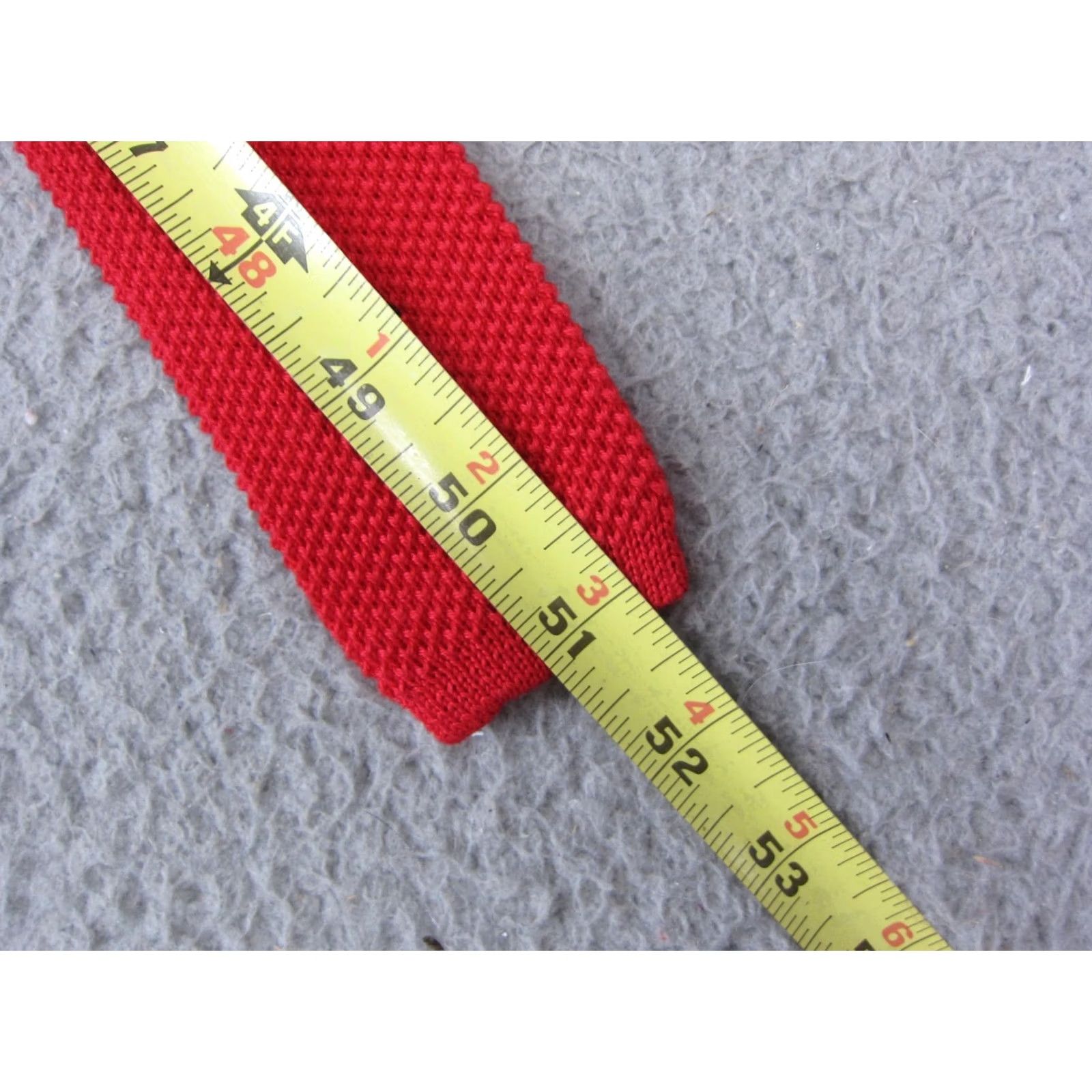 Disney VINTAGE Disney Mickey Mouse Knit Tie Mens Red Short One Size Tie Approval: Handmade? No (but keep exact title) Size ONE SIZE - 4 Thumbnail