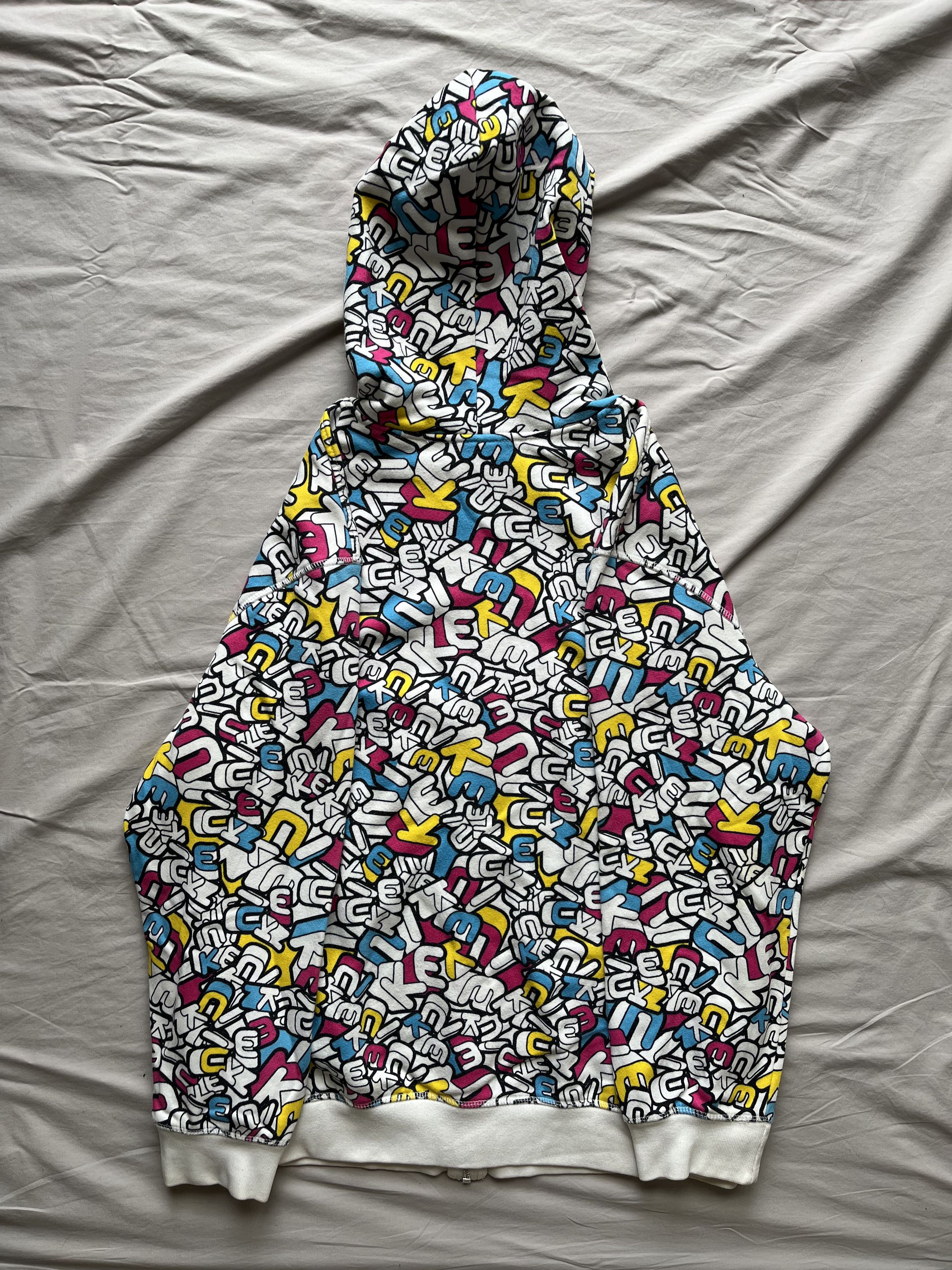 Nike 2000s Nike Monogram Logo Hoodie Size US XS / EU 42 / 0 - 7 Thumbnail