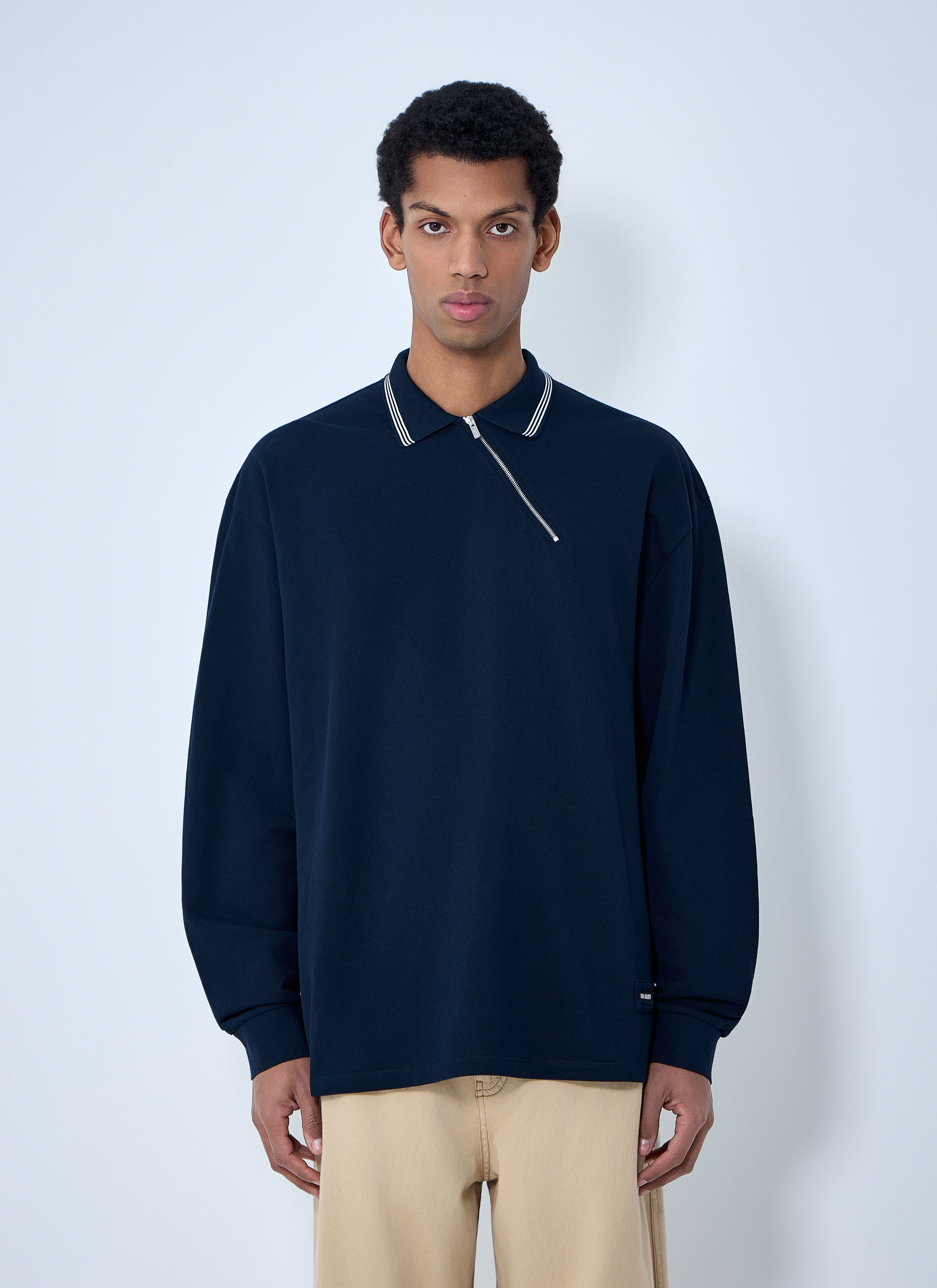 Miu Miu Half-Zip Polo Shirt Size US XL / EU 56 / 4 - 1 Thumbnail