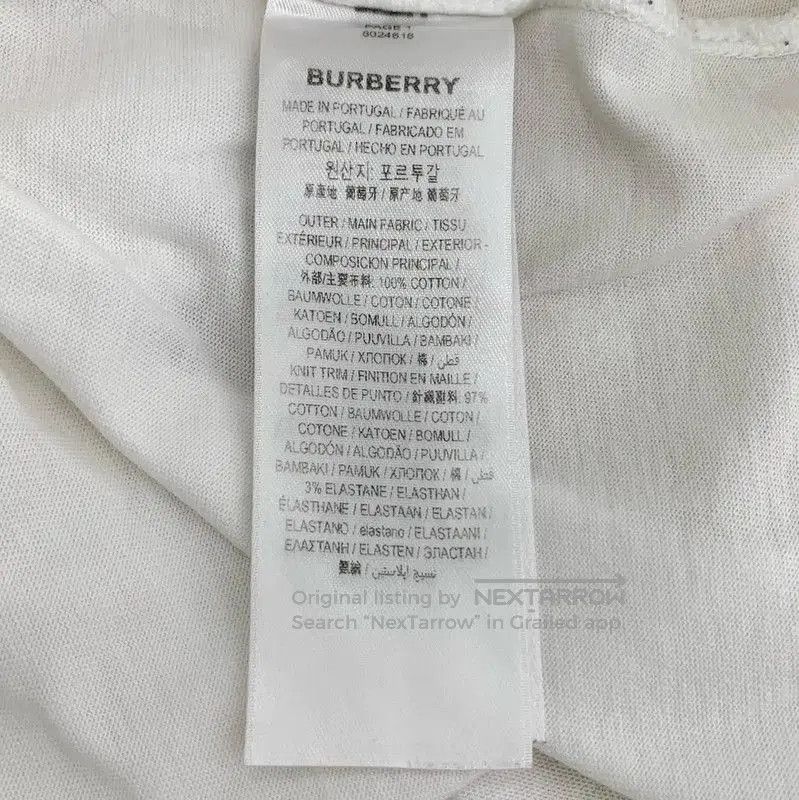 Burberry Burberry White Cotton Women's T-Shirt. Size XXS / US 00 / IT 34 - 7 Thumbnail