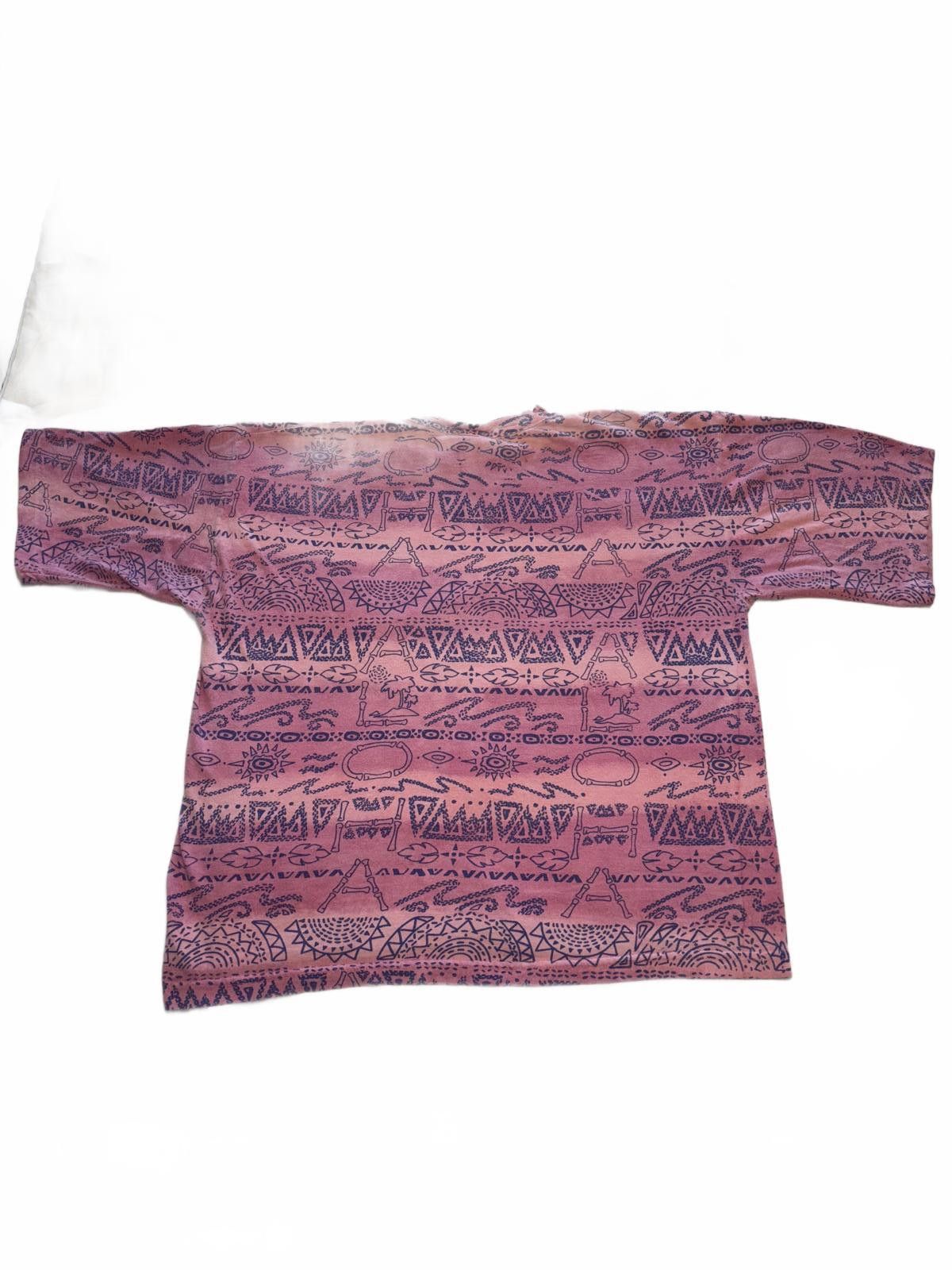 Designer Vintage International Borderline Graphic Tee - Pink Size M / US 6-8 / IT 42-44 - 2 Thumbnail