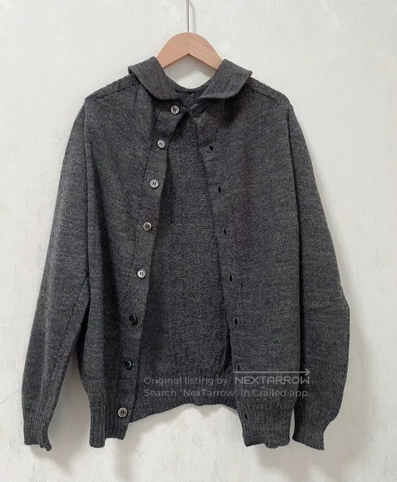 Comme des Garcons Comme des Garcons Reversible round-collar thick hand-knit Size S / US 4 / IT 40 - 6 Thumbnail