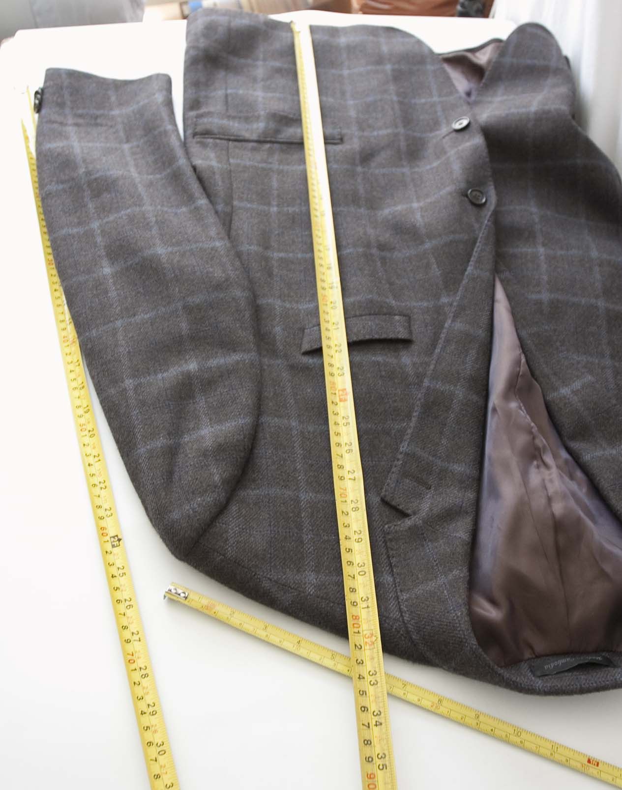 Lauren Ralph Lauren Lauren Ralph Lauren Jacket Wool Size 50R Brown Plaid Size 50R - 6 Thumbnail
