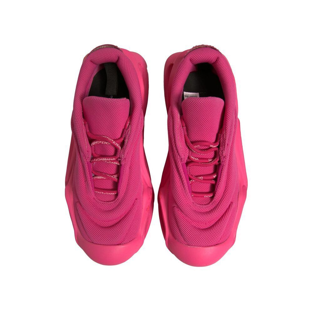 Dolce & Gabbana Dolce & Gabbana Pink Wave Low Top Lace Up Men Sneakers Shoes Size US 11 / EU 44 - 3 Thumbnail