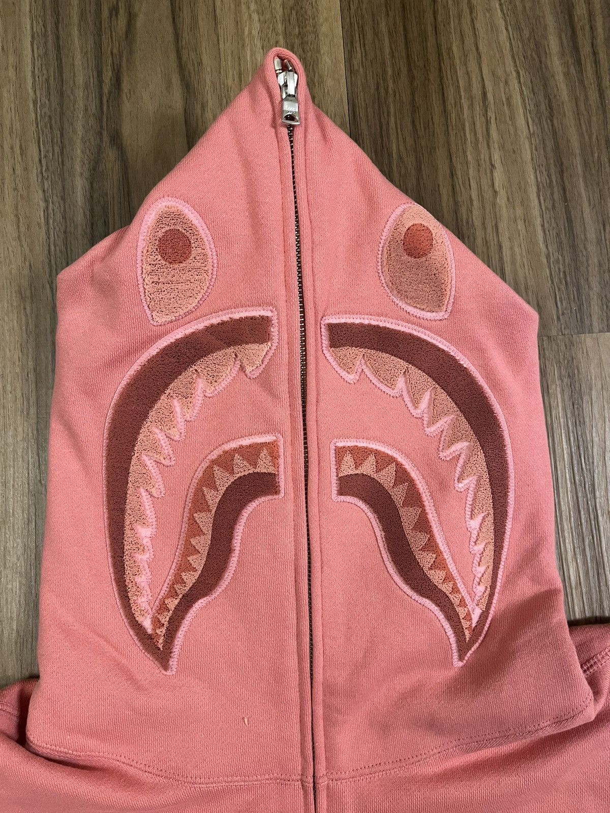 Bape BAPE Ape Head One Point Shark Full Zip Hoodie Size US L / EU 52-54 / 3 - 2 Thumbnail