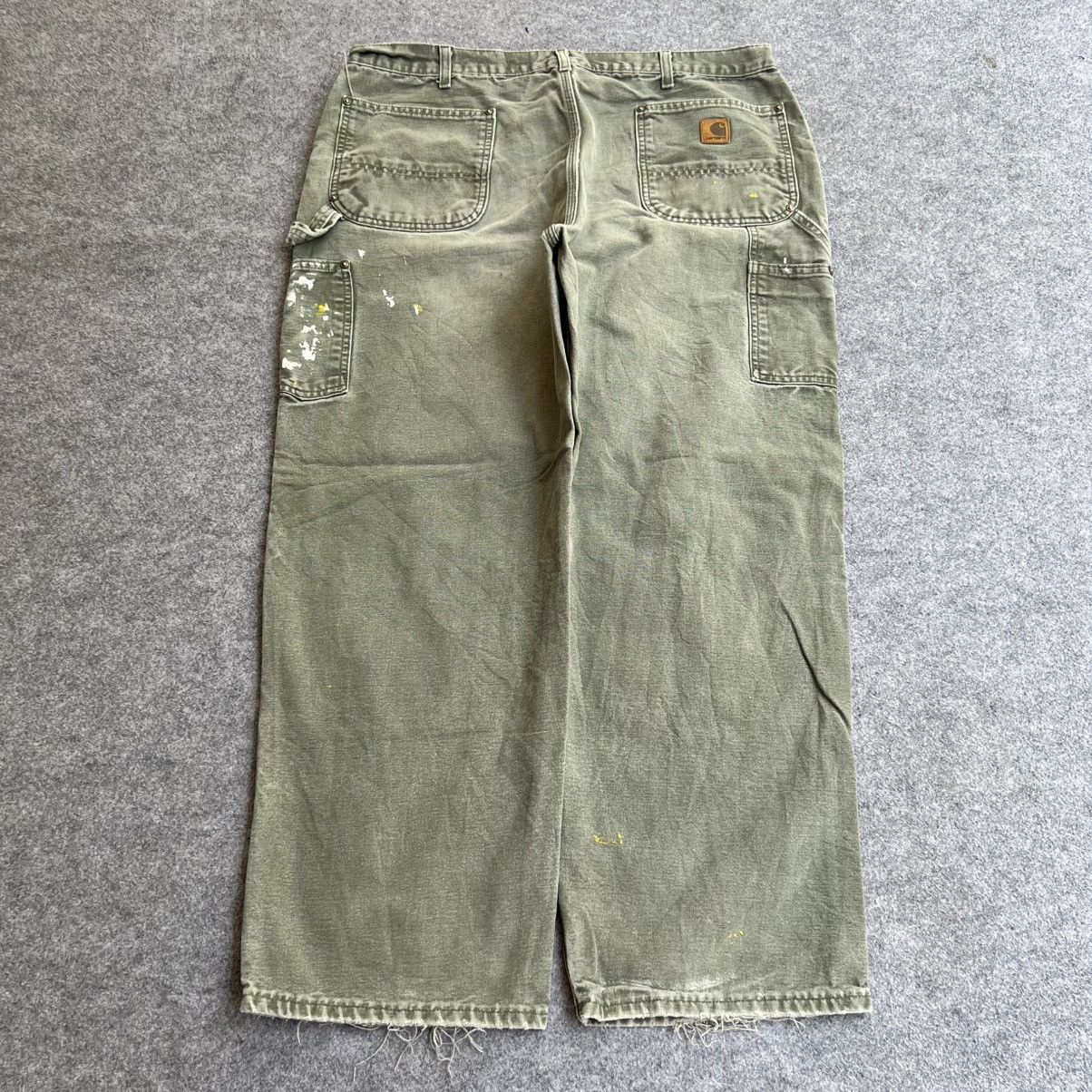 Carhartt × Vintage Vintage Faded Carhartt Double Knee B136 MOS Size US 40 / EU 56 - 4 Thumbnail