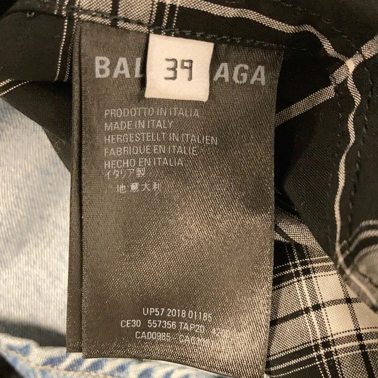 Balenciaga F/W18 Detachable Layered Hybrid Hooded Denim Shirt Size US L / EU 52-54 / 3 - 5 Thumbnail