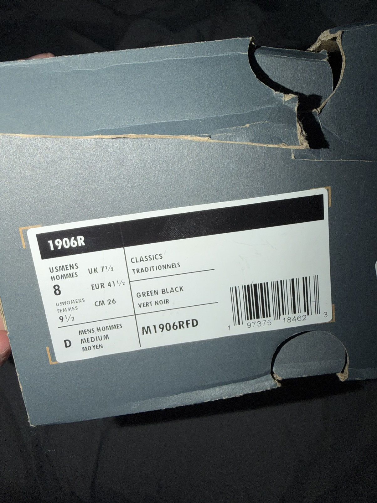New Balance New Balance 1906R ‘Olive Black’ Size 8M Size US 8 / EU 41 - 7 Thumbnail