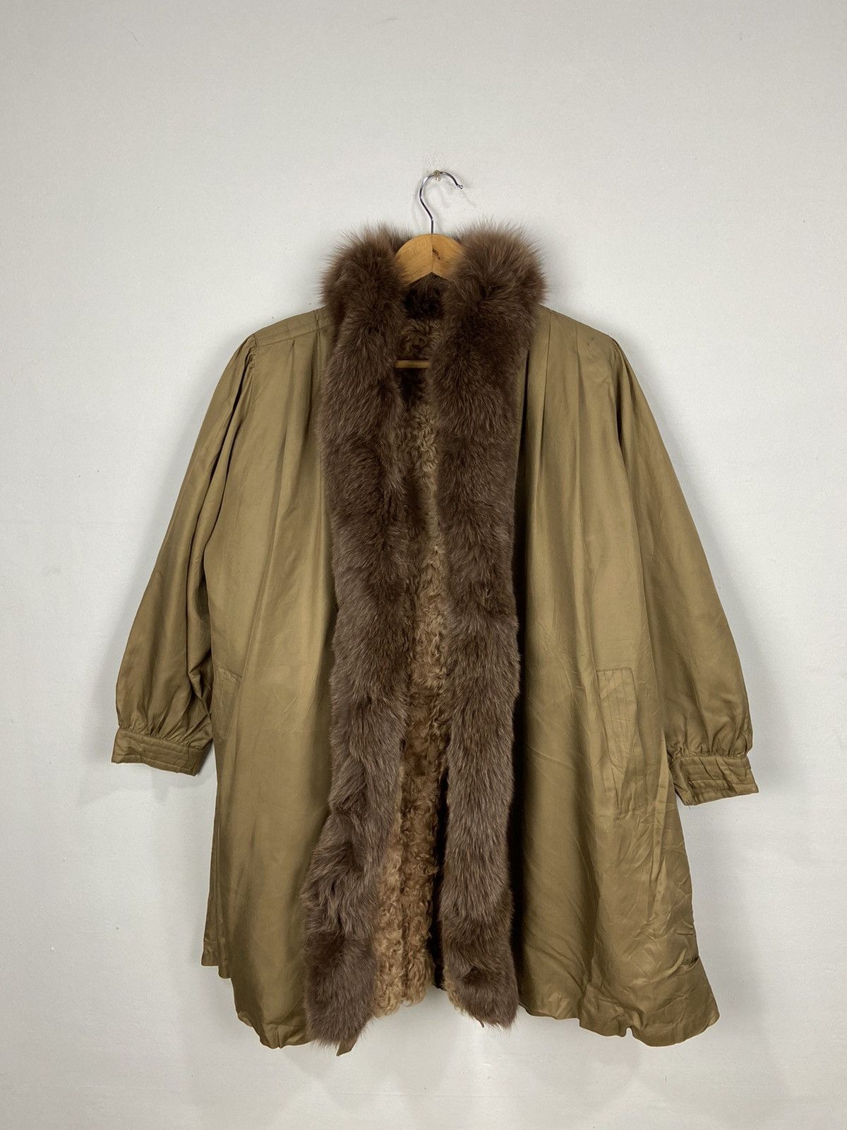 Sagafurs Real Fox Mink Furs Luxury Jacket Size L / US 10 / IT 46 - 2 Thumbnail