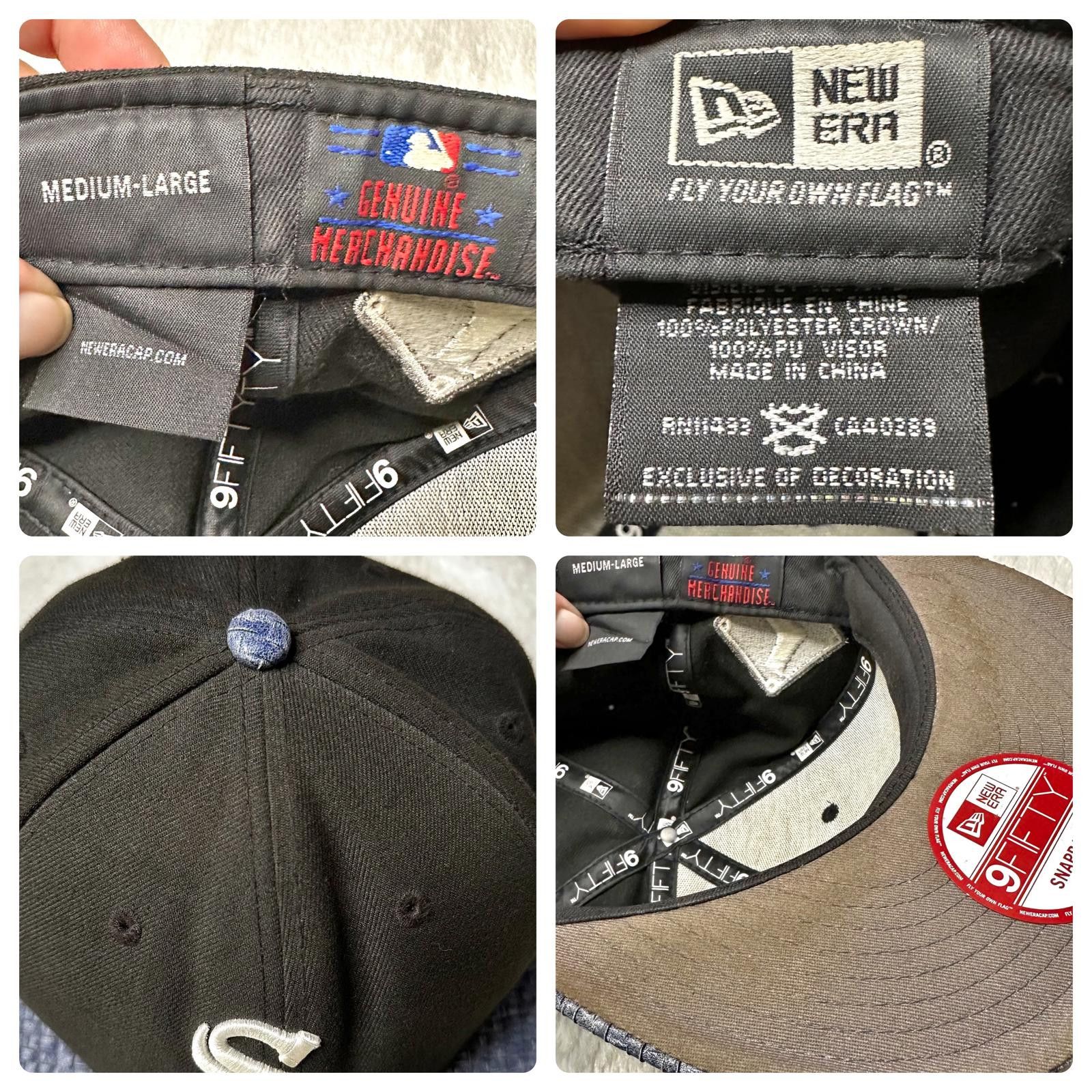 New Era Chicago White Sox New Era 9FIFTY Snapback Hat Black M/L Size ONE SIZE - 8 Thumbnail