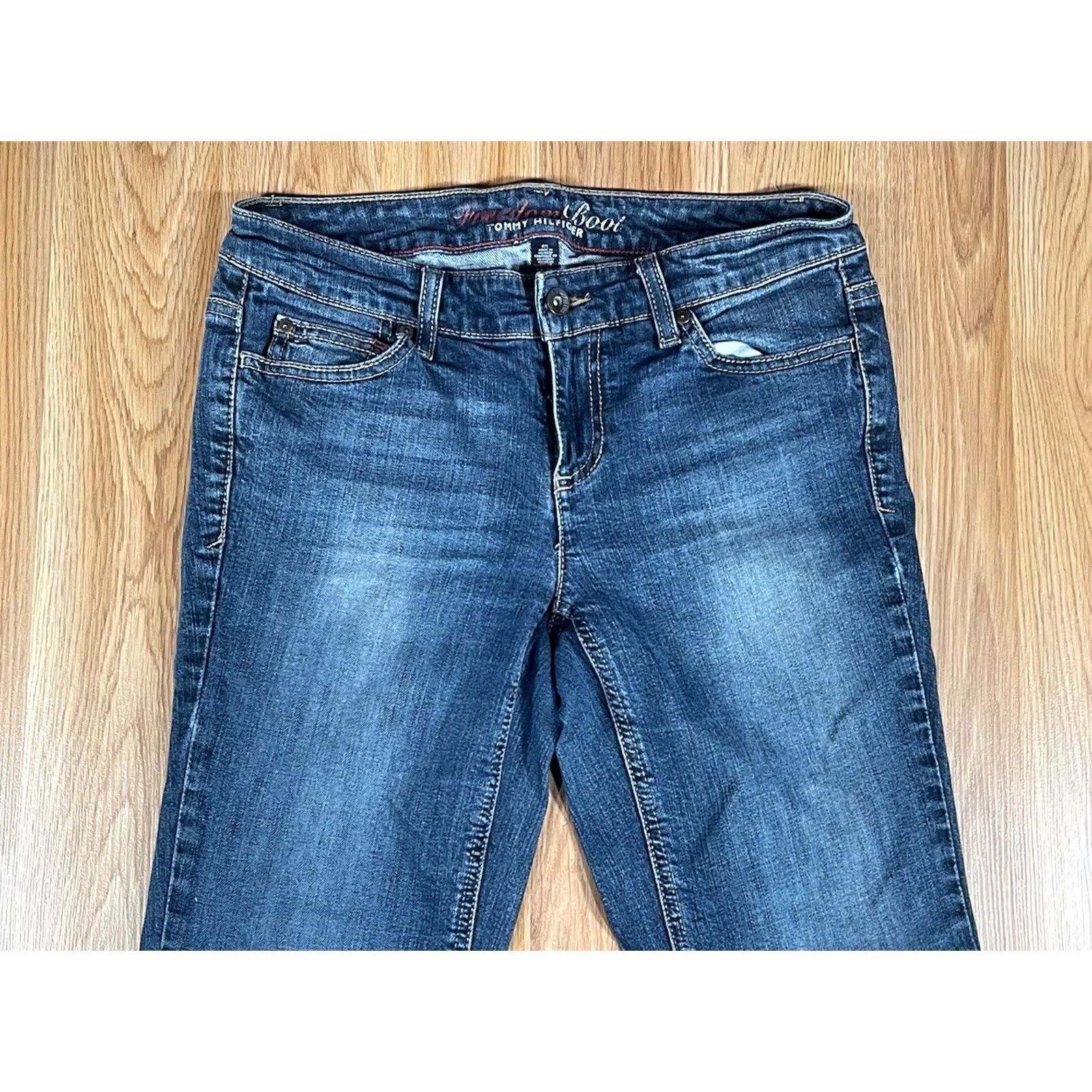 Tommy Hilfiger Tommy Hilfiger Freedom Boot Cut Stretch Blue Denim Jeans Women’s Size 6S Short Size 28" / US 6 / IT 42 - 2 Thumbnail