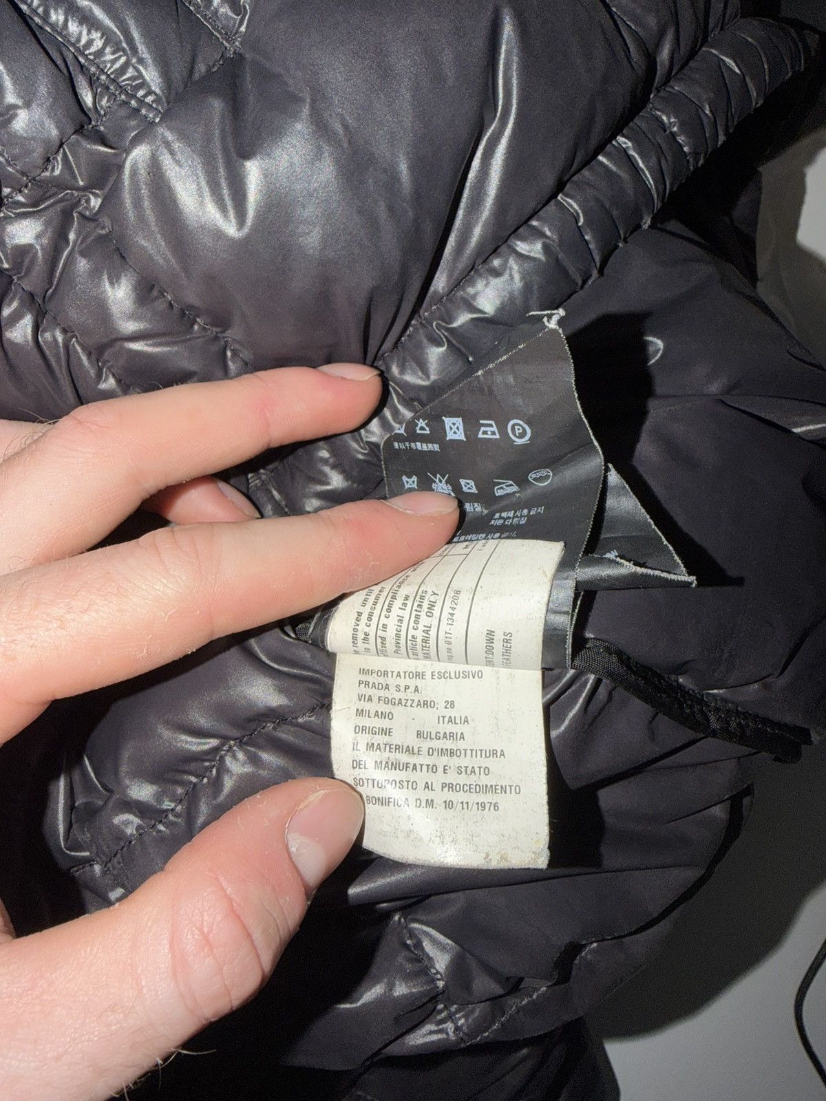 Prada Prada Square Stitch Puffer Jacket (M) Size US M / EU 48-50 / 2 - 10 Thumbnail