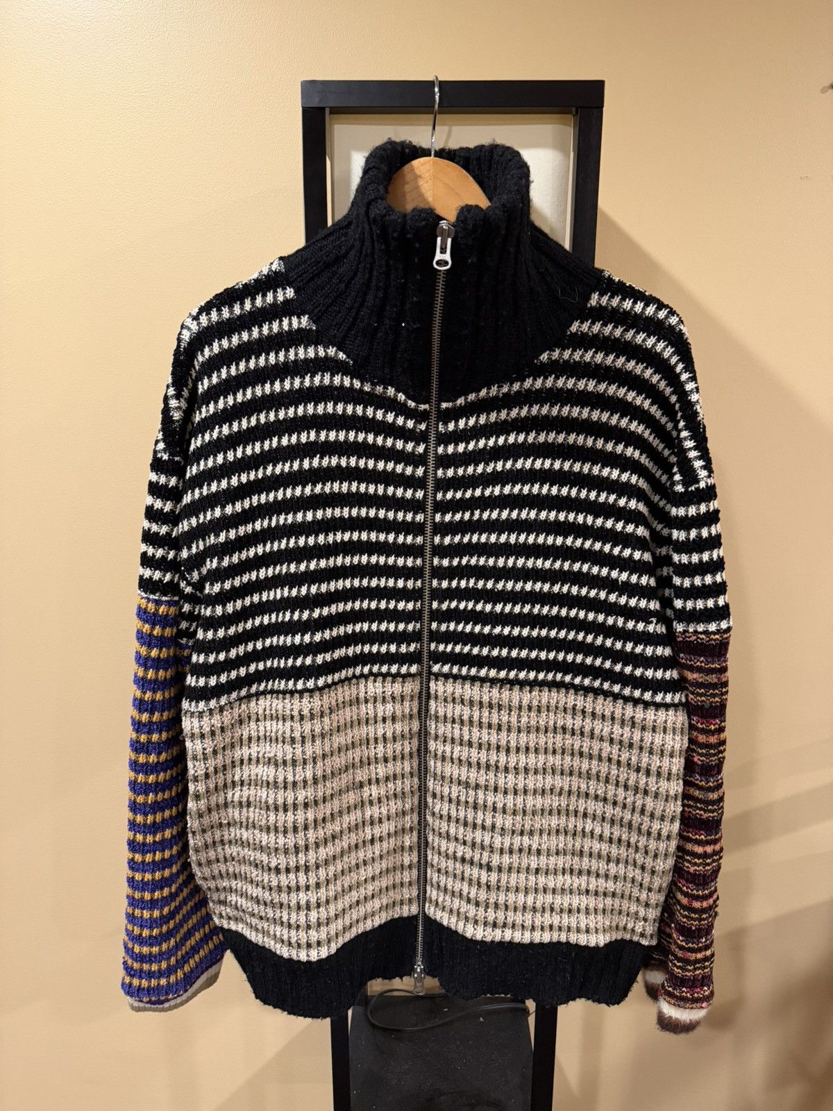 Andersson Bell Andersson Bell Multi Color Zip Up Cardigan Sweater Size US XL / EU 56 / 4 - 1 Thumbnail