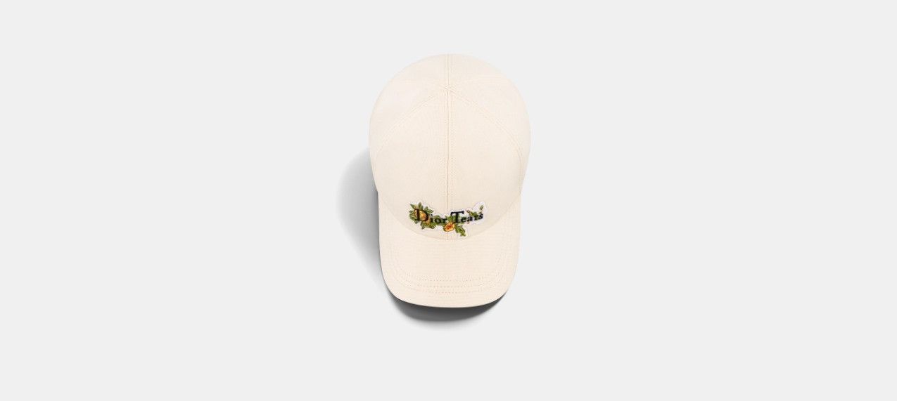 DENIM TEARS × Dior o1w1db10824 Size: L / Baseball Cap in Beige Size ONE SIZE - 7 Thumbnail