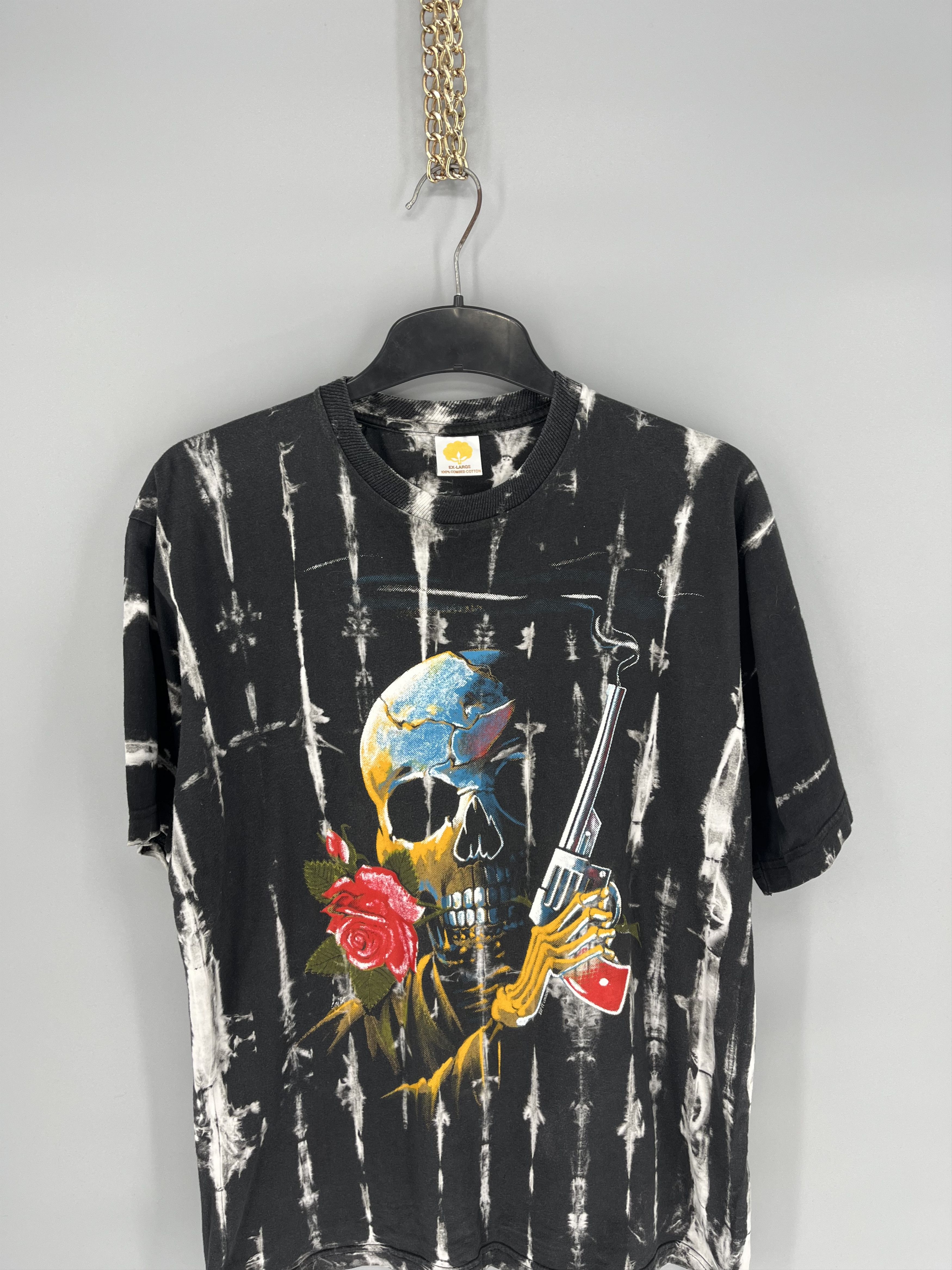 Band Tees × Guns N' Roses × Vintage Vintage Guns N’ Roses 🌹 Big Logo Double Sided T-Shirt Size US L / EU 52-54 / 3 - 5 Thumbnail