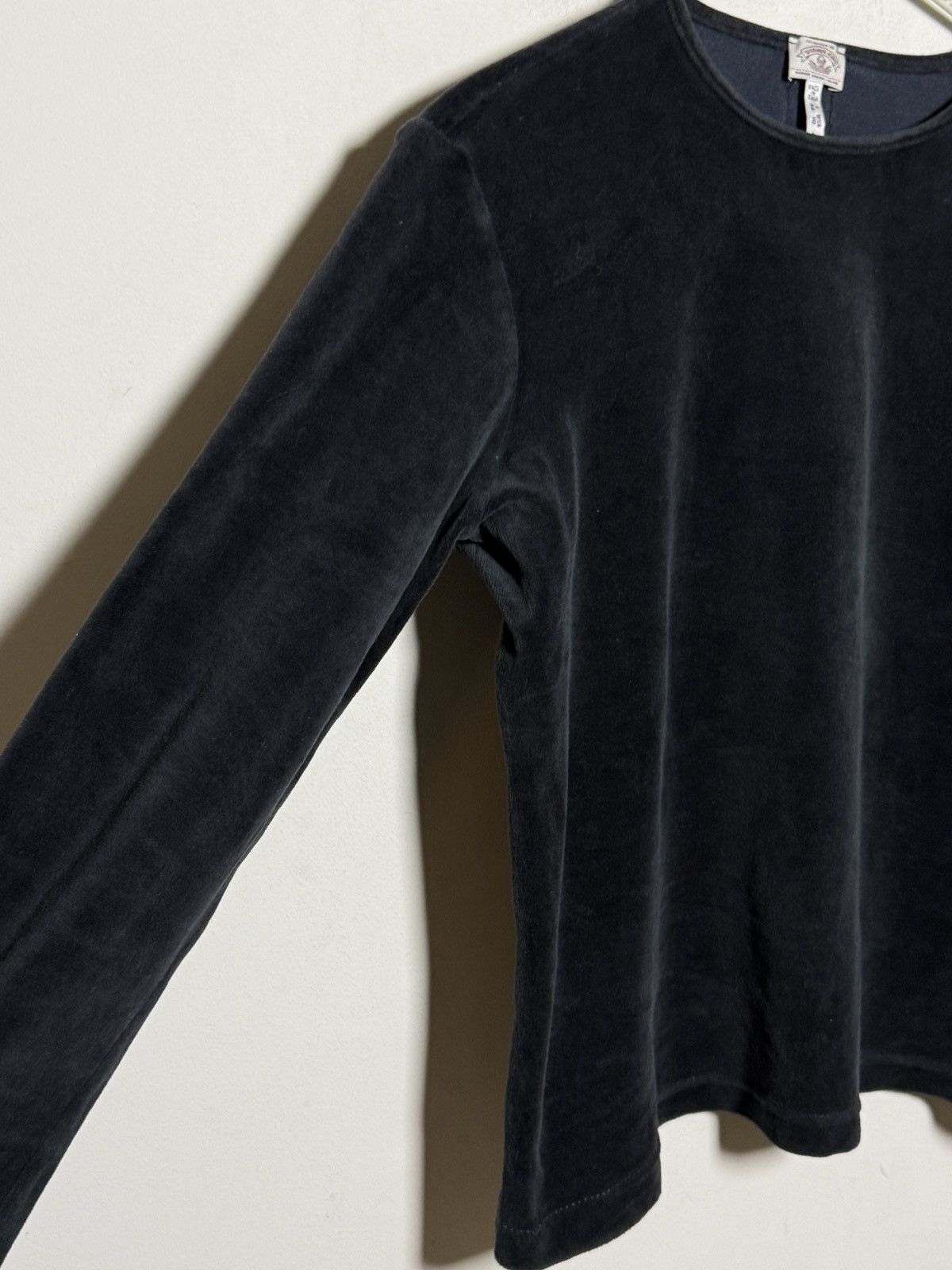 Giorgio Armani Armani Jeans black velour long sleeve y2k vintage Size US S / EU 44-46 / 1 - 5 Thumbnail