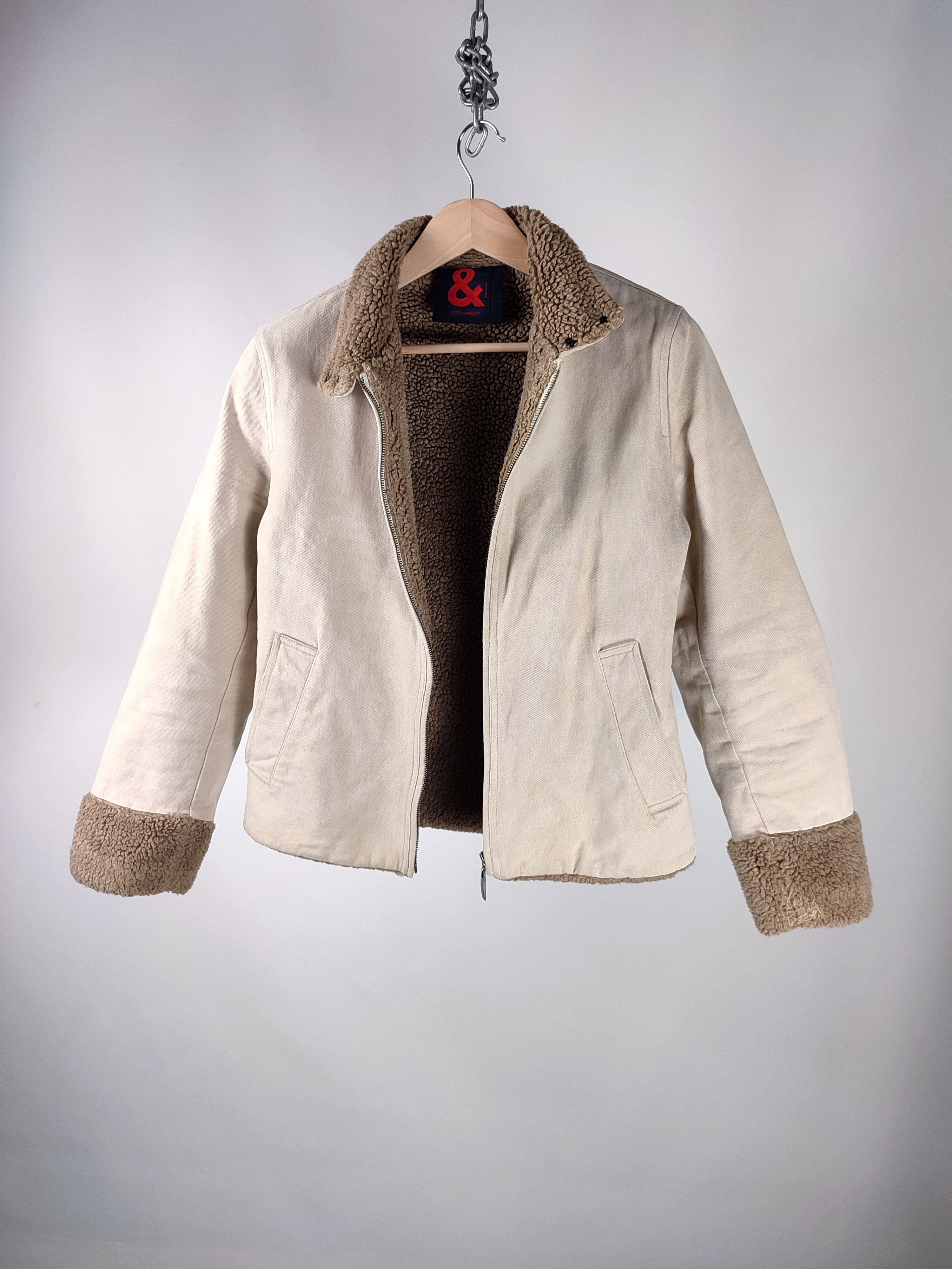 Dolce & Gabbana Vintage Y2K Dolce Gabbana Sheep Teddy Jacket Size US S / EU 44-46 / 1 - 1 Thumbnail