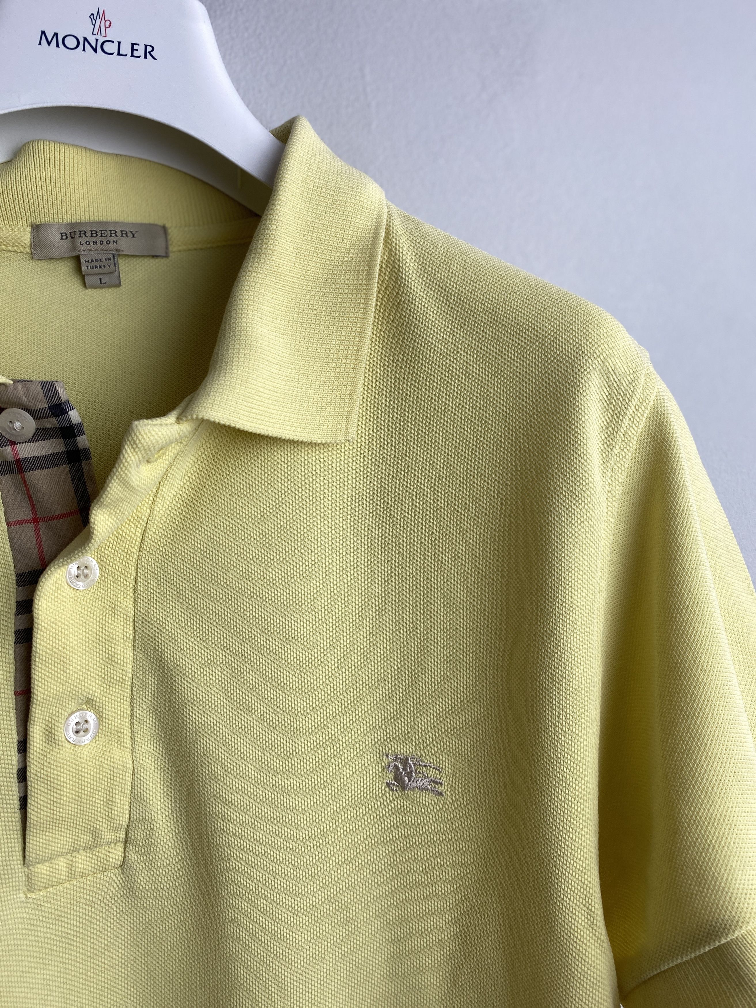 Burberry × Vintage Burberry vintage small logo polo t-shirt tee Size US L / EU 52-54 / 3 - 2 Thumbnail