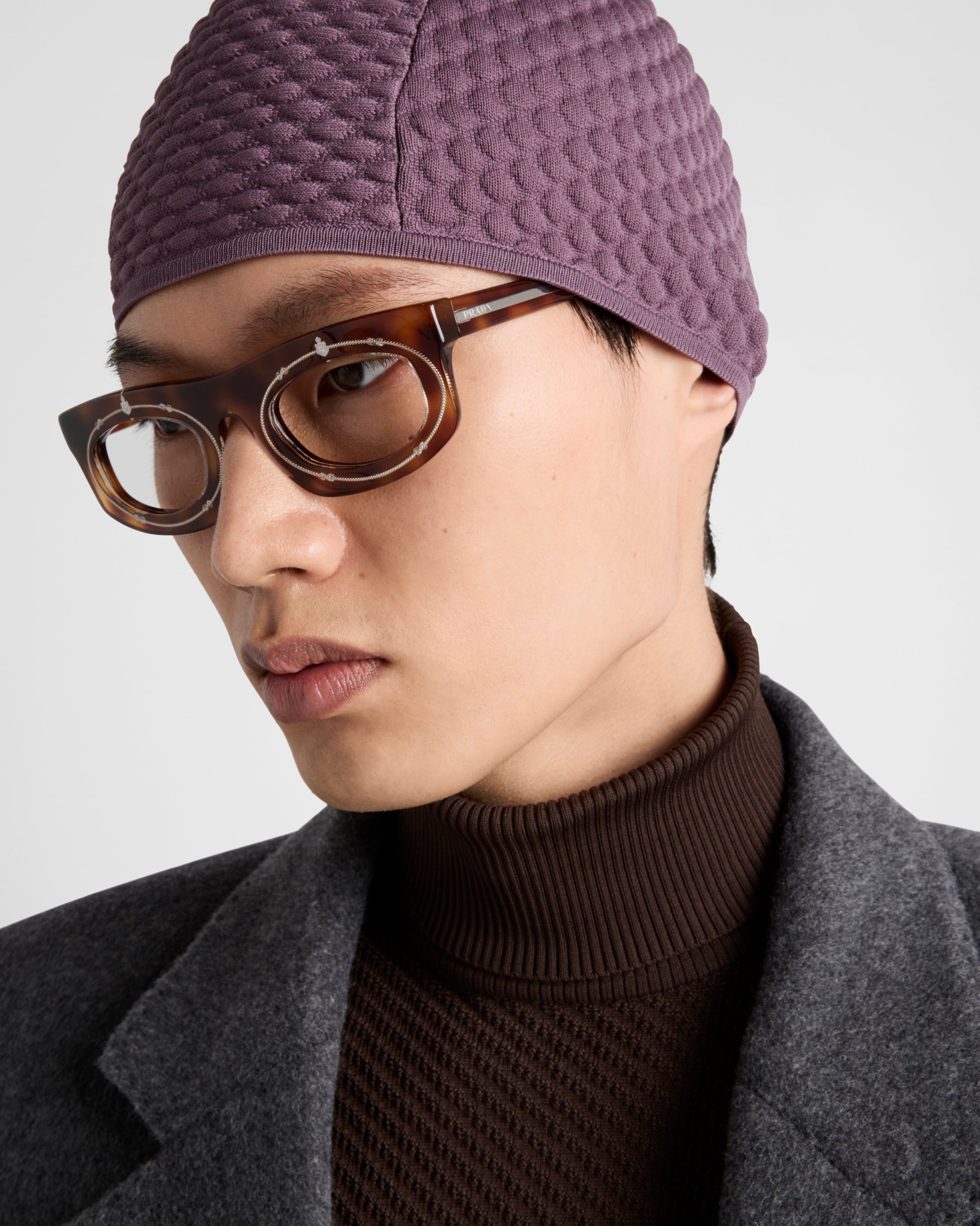 Prada o1bcso1str1025 Size: L / Re-Nylon Knit Hat / Cap in Purple Size ONE SIZE - 2 Thumbnail