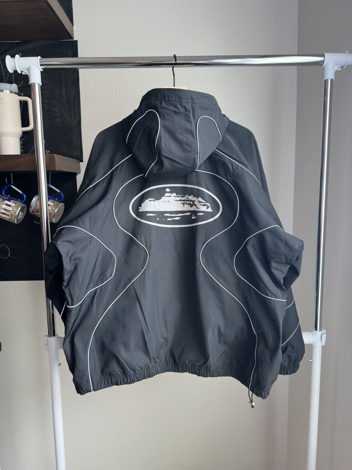 Corteiz × Nike Corteiz x Nike NRG Track Jacket Onyx Black Size US XL / EU 56 / 4 - 2 Thumbnail