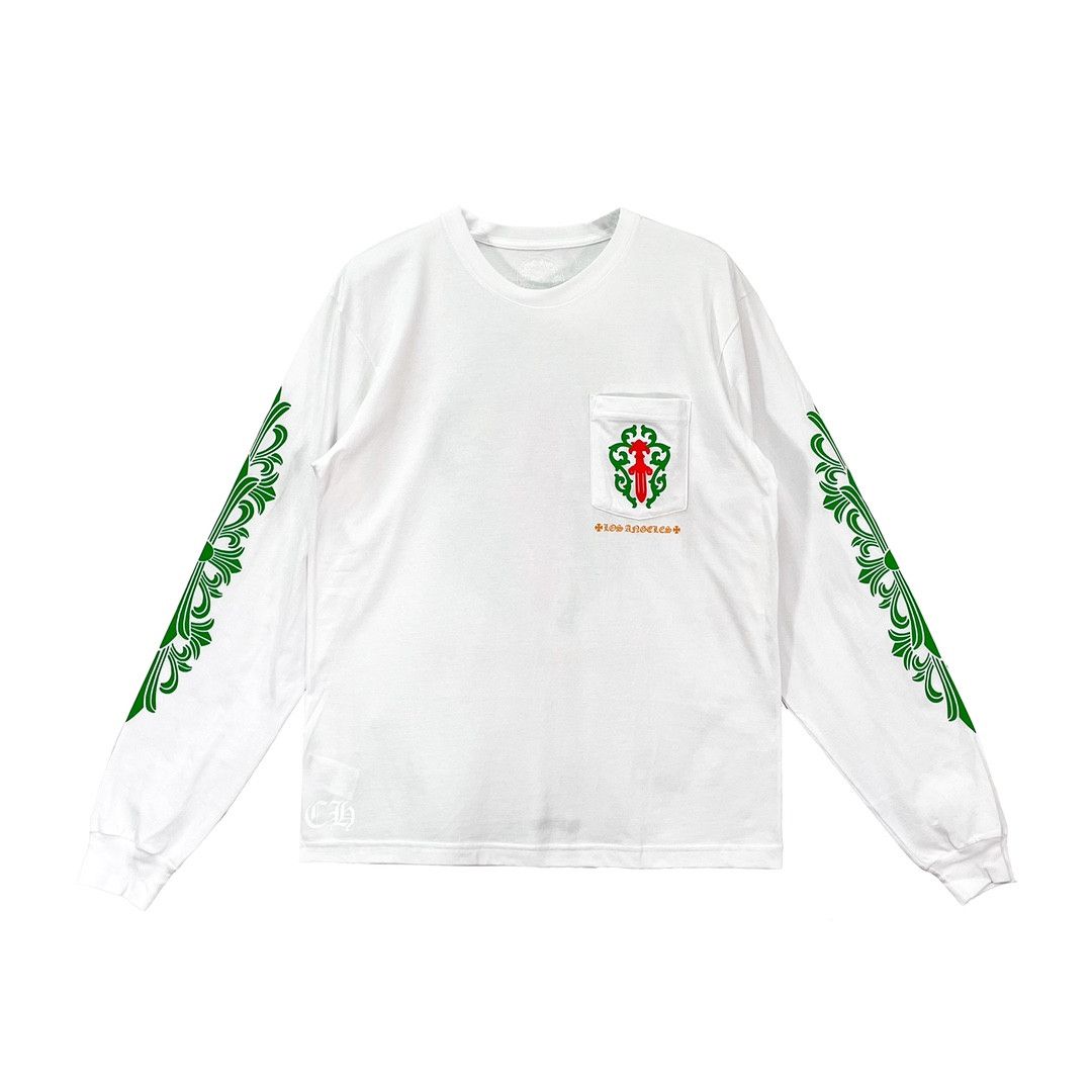 Chrome Hearts Chrome Hearts LA Exclusive Dagger Logo Long Sleeve Tshirt Size US M / EU 48-50 / 2 - 1 Thumbnail