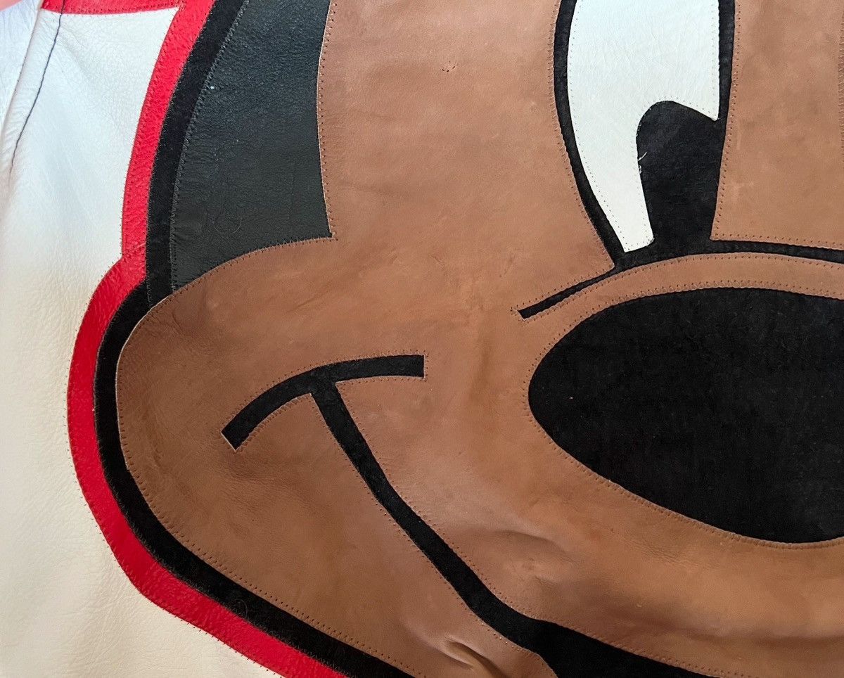 Disney × Mickey Mouse Vintage Mickey Mouse Disney Leather Jacket 90s Size US L / EU 52-54 / 3 - 16 Thumbnail
