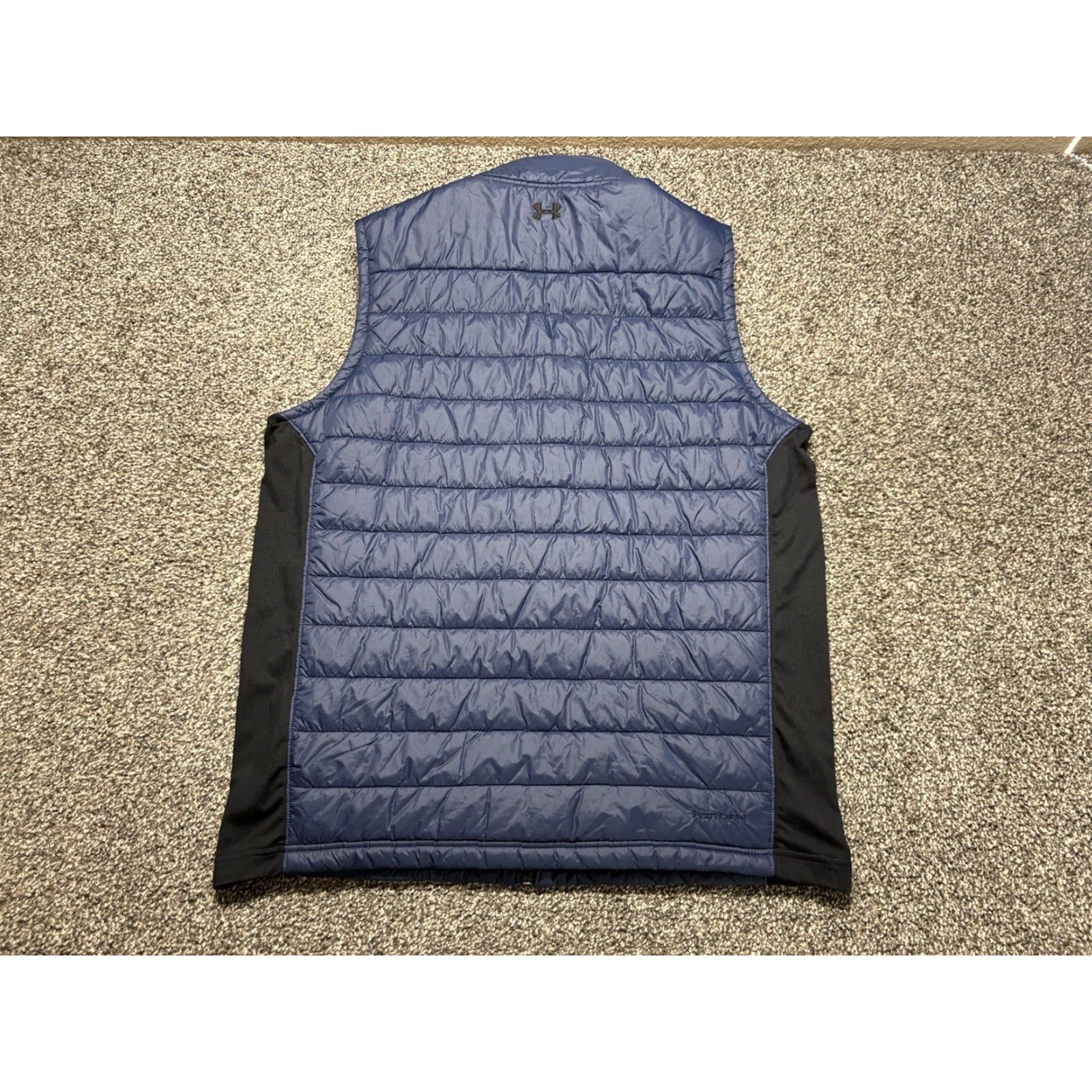 Under Armour Under Armour Puffer Vest Mens Large Blue Insulated Zip Logo Nylon Size US L / EU 52-54 / 3 - 2 Thumbnail