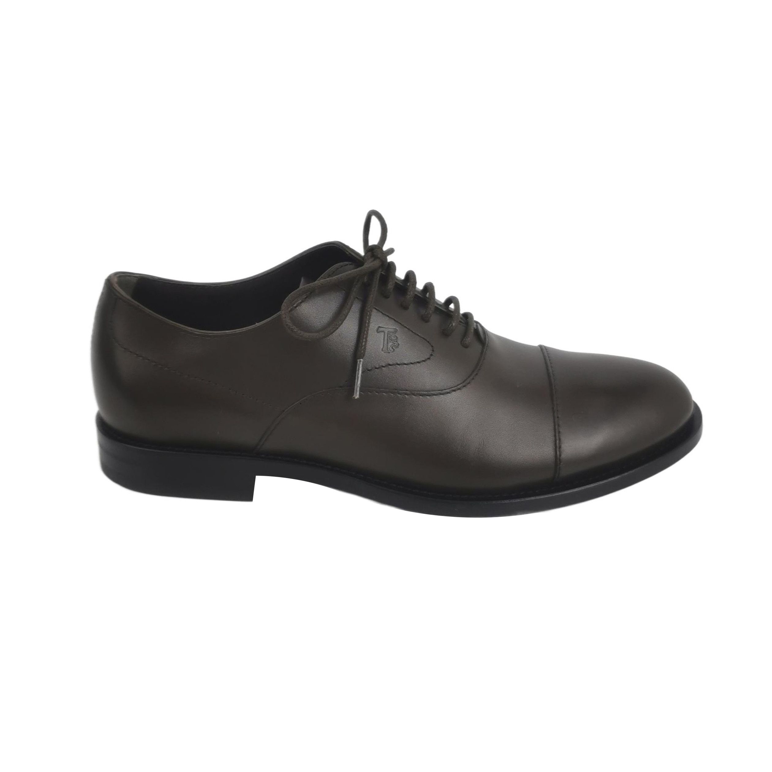 Tod's Tod's Brown Leather Oxford Shoes EU 39 Size US 6 / EU 39 - 1 Thumbnail