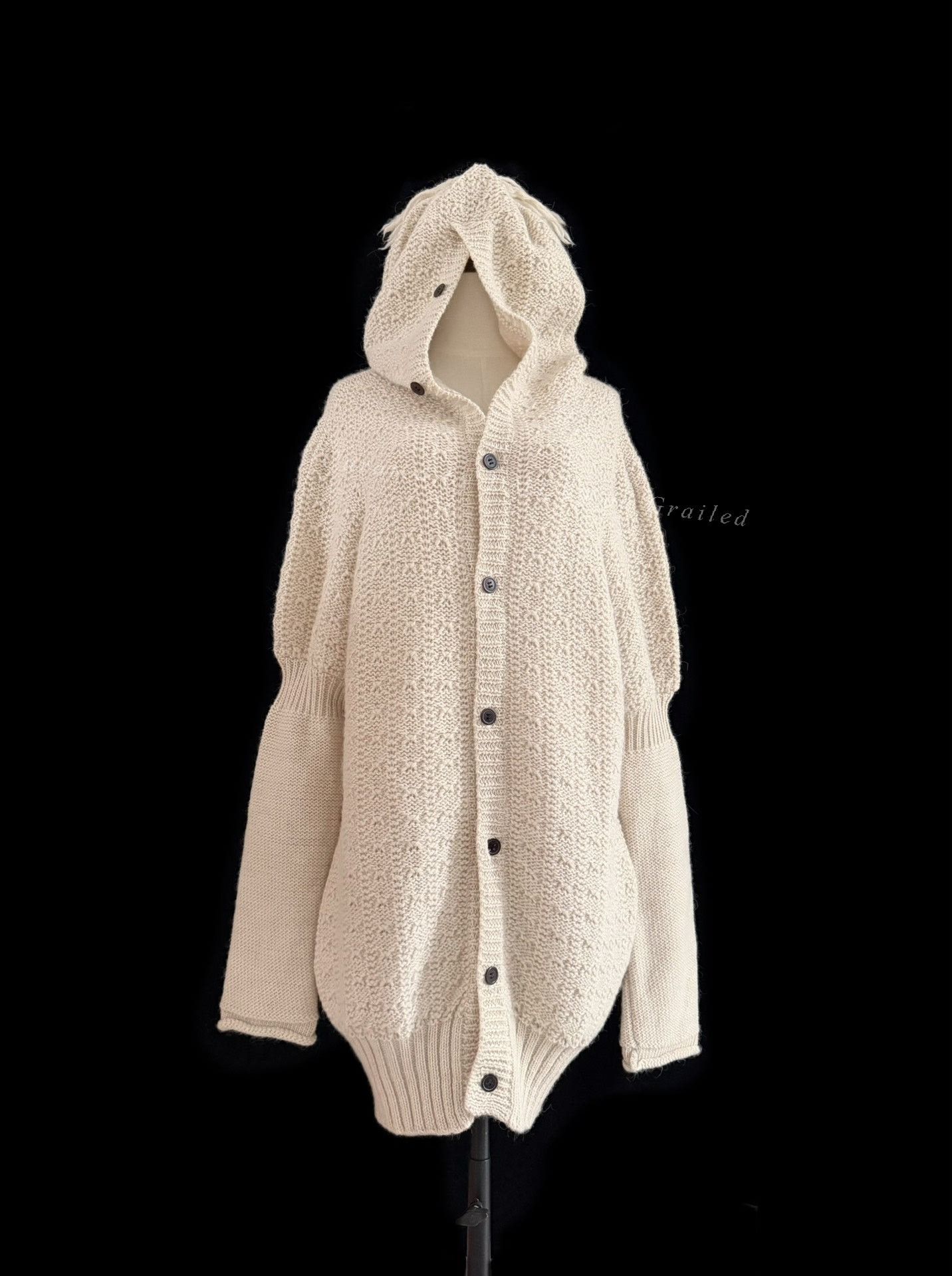 Yohji Yamamoto Yohji Yamamoto Y's 2003 Knit Coat Size L / US 10 / IT 46 - 1 Thumbnail