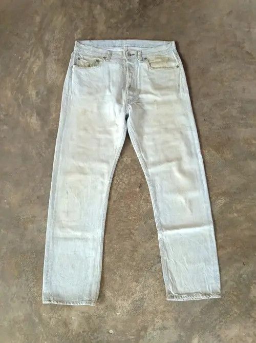 Levi's 80s Vintage Levi's 501 Made In USA Distressed Jeans 33x30 Size US 33 - 1 Thumbnail