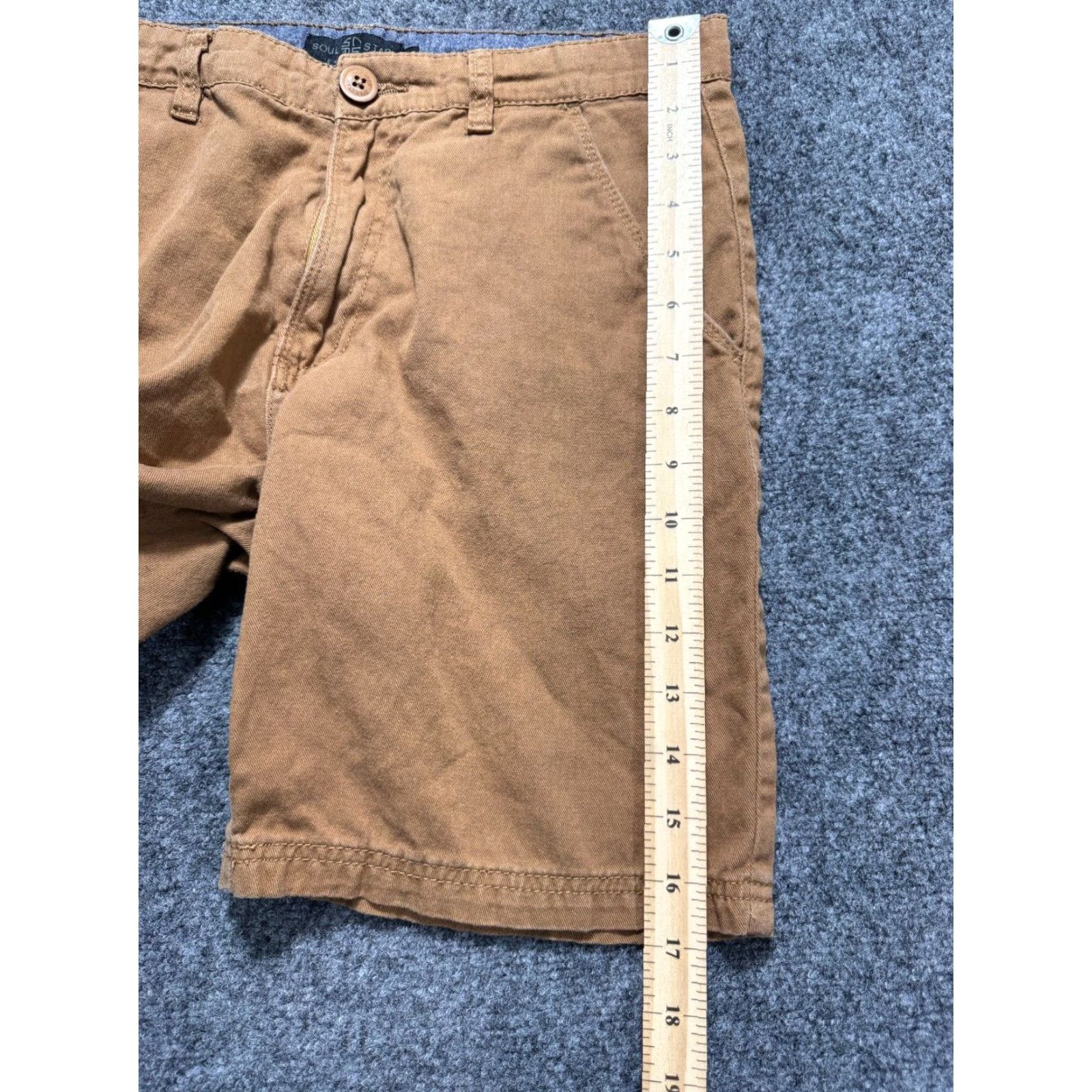 Vintage Soul Star Chino Shorts Men Size 30 Brown Size US 30 / EU 46 - 7 Thumbnail