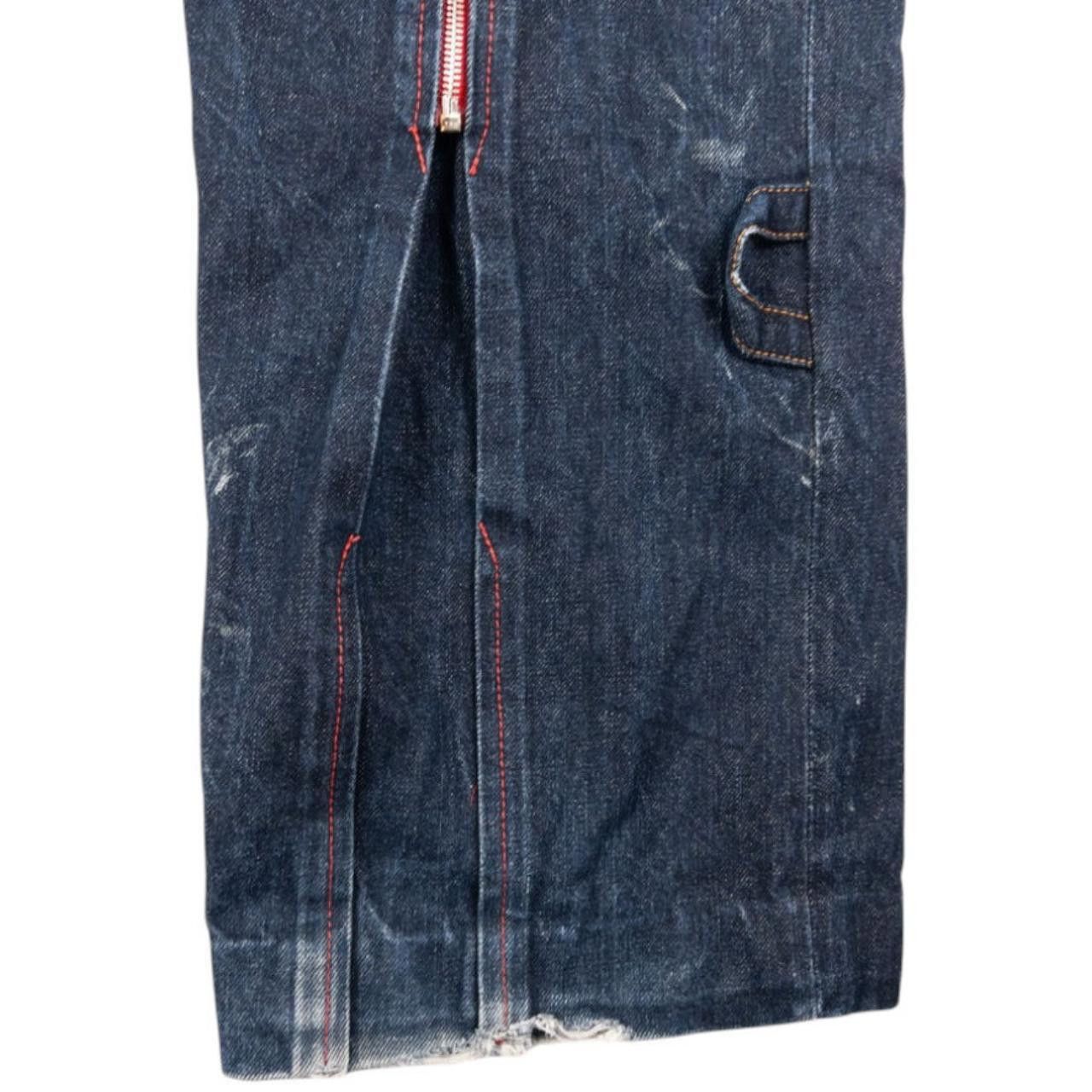 Evisu Vintage Evisu Gull Symbol Denim Zip Bondage Jeans Size W34 