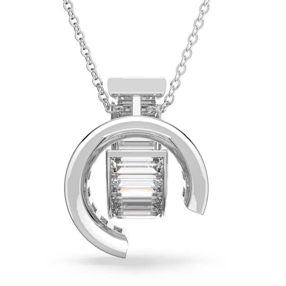 Swarovski Swarovski Matrix Pendant Baguette Cut Necklace Size ONE SIZE - 6 Thumbnail
