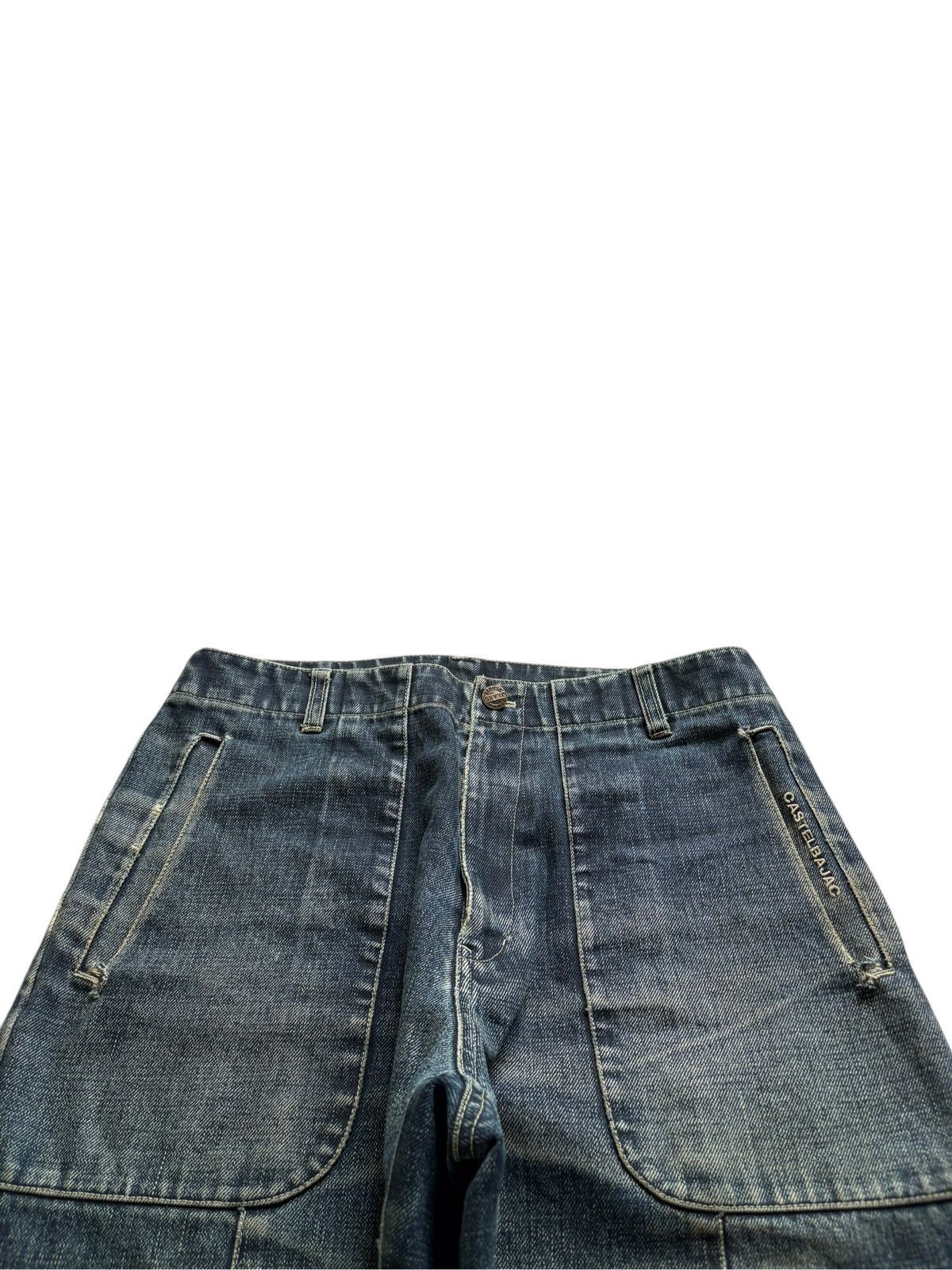 Jean Charles De Castelbajac Vintage Castelbajac Mud Wash Distress Baggy Jeans Size US 30 / EU 46 - 4 Thumbnail