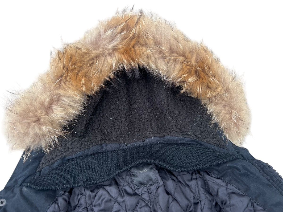 Vintage Moussy Japan Cargo Tactical Raccoon Fur Hoodie Jacket Size US S / EU 44-46 / 1 - 14 Thumbnail