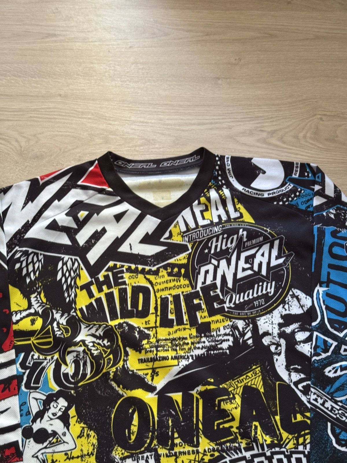 Vintage Vintage O’neal y2k Racing Moto Nascar Long Sleeve Size US XL / EU 56 / 4 - 2 Thumbnail