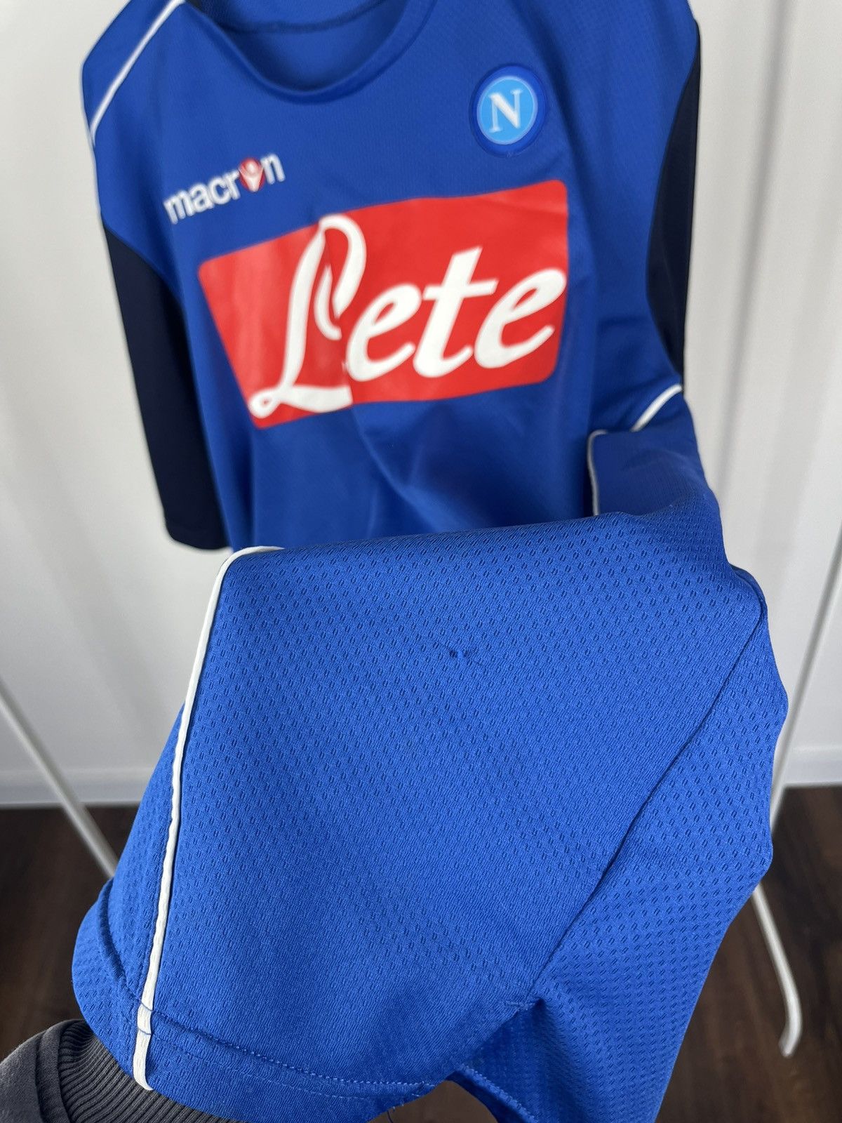 Macron Macron SSC Napoli Jersey Lete Sponsor Blue XXL Soccer Shirt Size US XXL / EU 58 / 5 - 7 Thumbnail