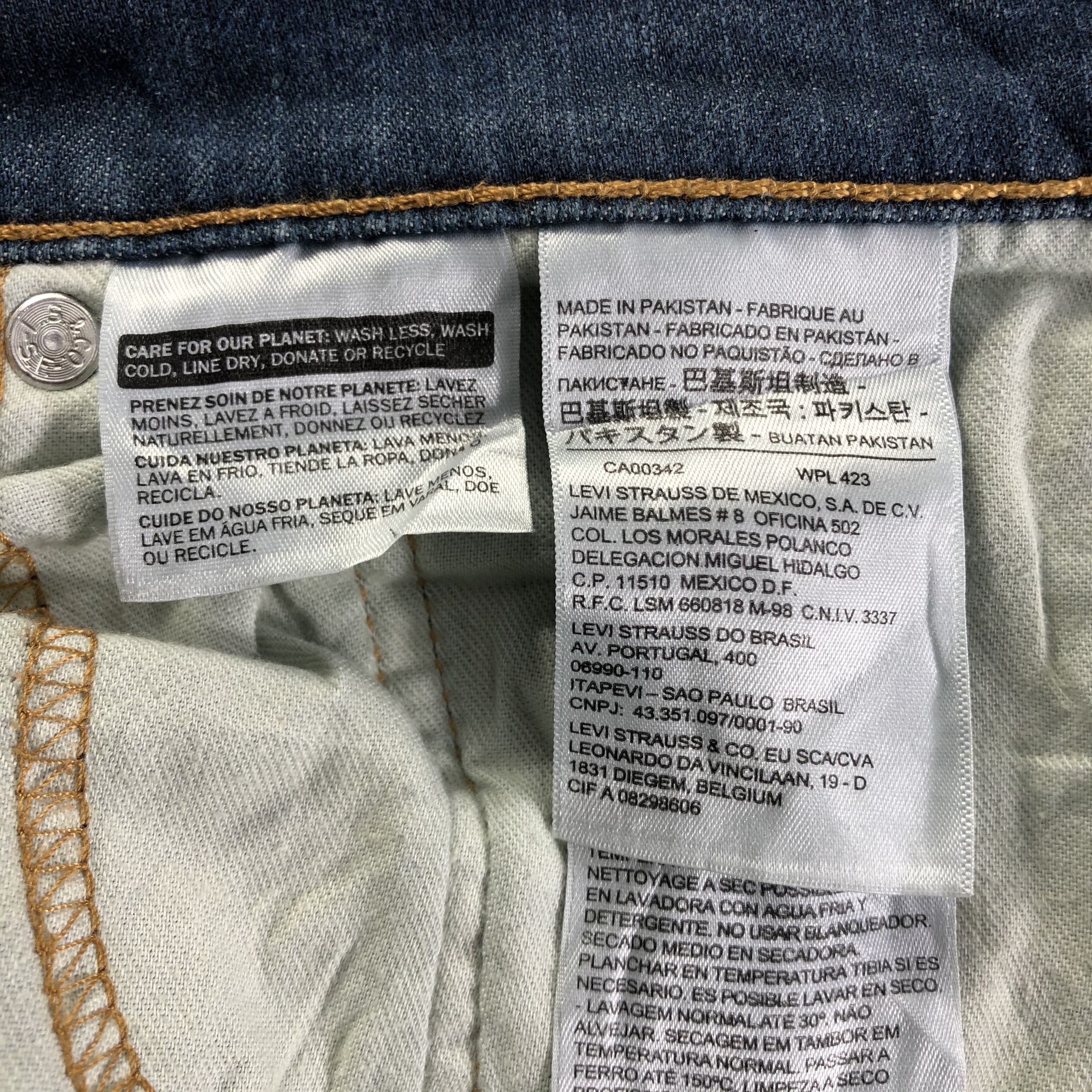 Levi's × Vintage Vintage Blue Wash Levis 502 Jeans-JM3514 Size 37" - 10 Thumbnail