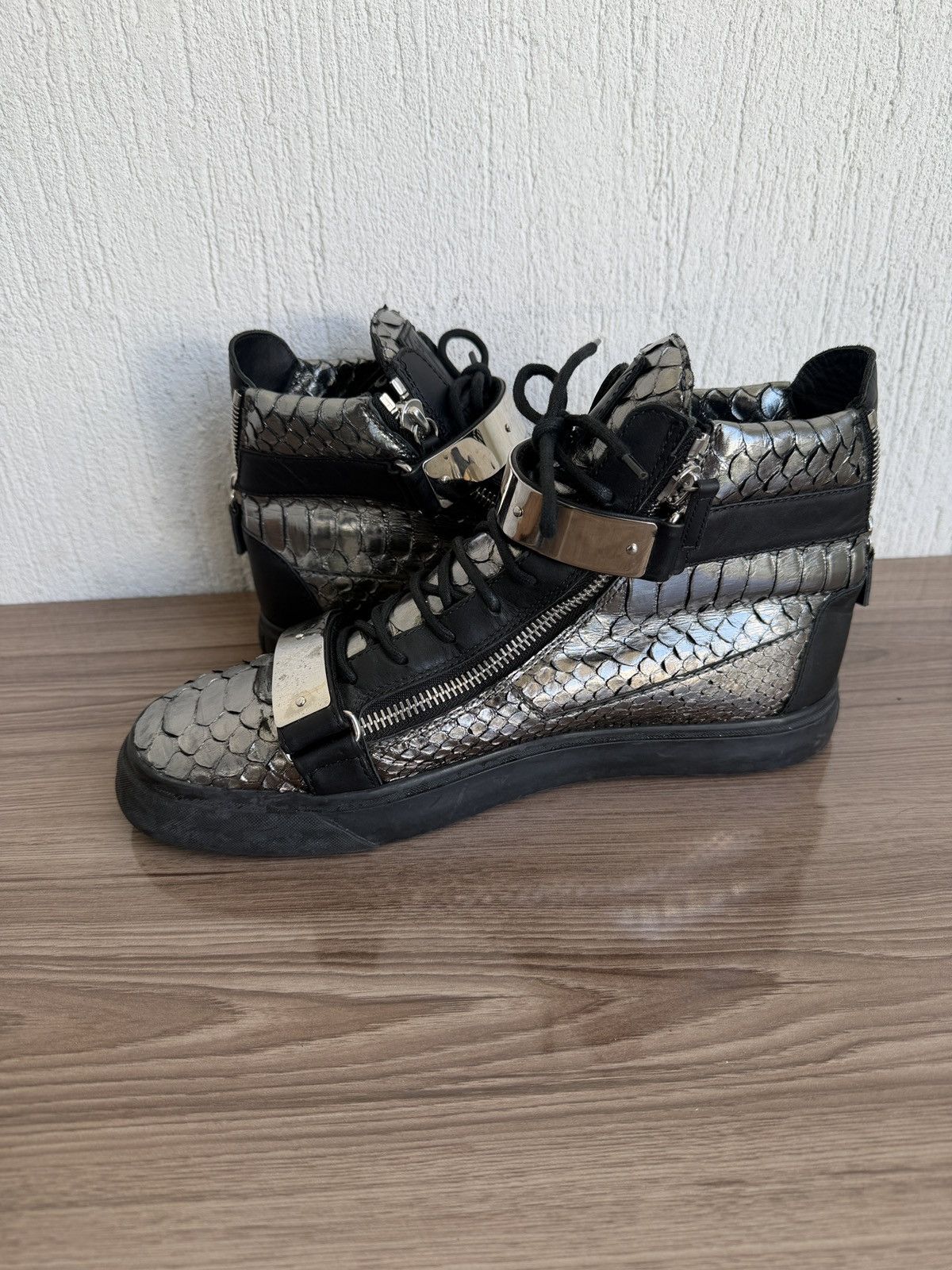 Giuseppe Zanotti Rare‼️🔥Croc embossed leather Size US 13 / EU 46 - 13 Thumbnail