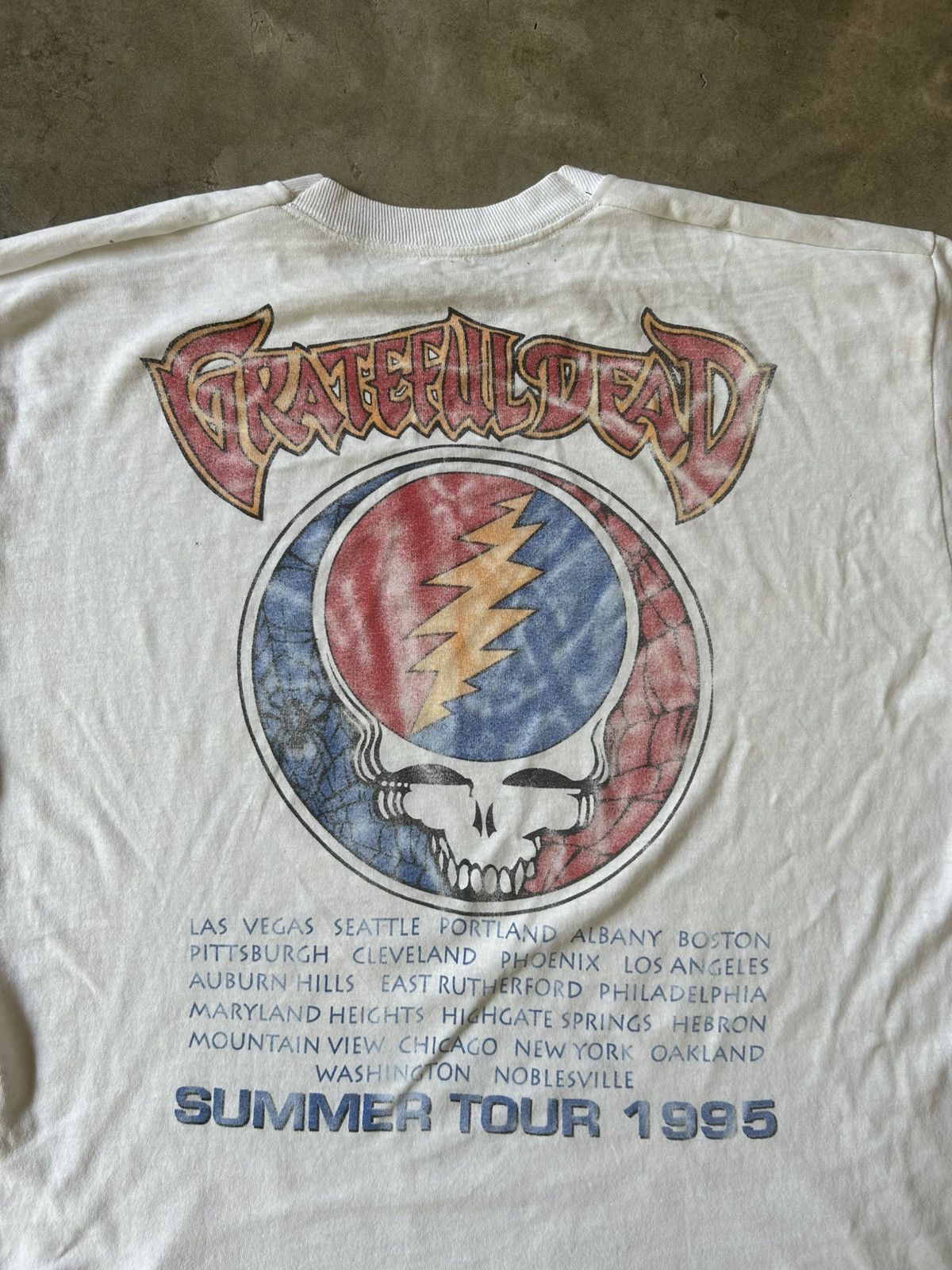 Band Tees Rare Vintage Grateful Dead Summer Tour 1995 Size US XL / EU 56 / 4 - 10 Thumbnail