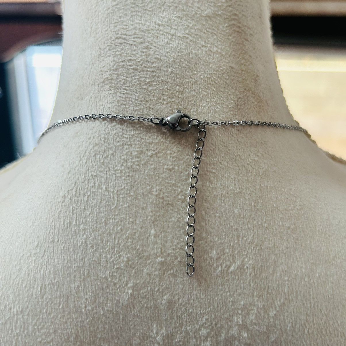 Handmade Handcrafted vintage yin and yang silver cross necklace Size ONE SIZE - 4 Thumbnail