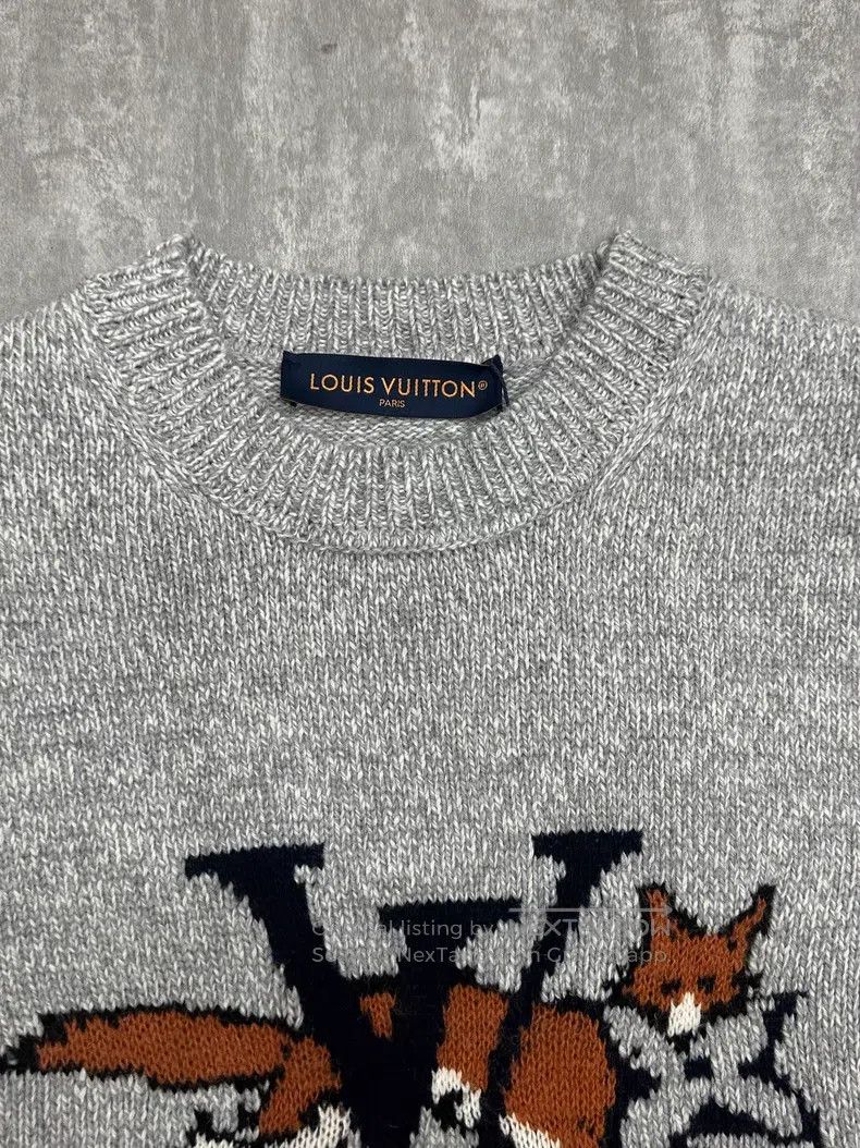 Louis Vuitton Louis Vuitton 26 New Grey Turtleneck Long Sleeve Sweater Size US M / EU 48-50 / 2 - 3 Thumbnail